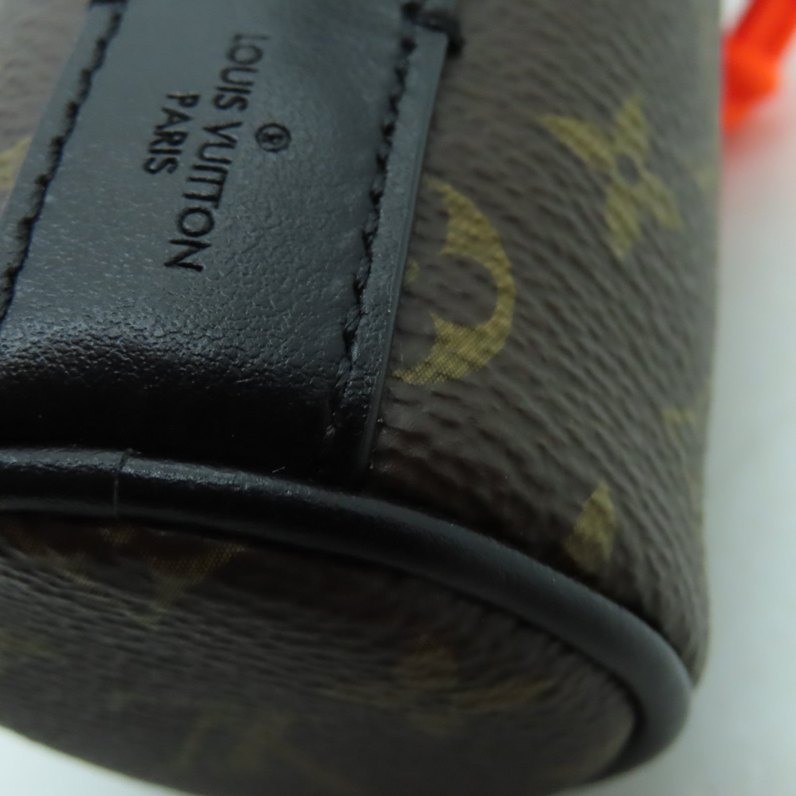 LOUIS VUITTON 【清倉大減價】Monogram Barrel Pouch銀扣手拿包棕色