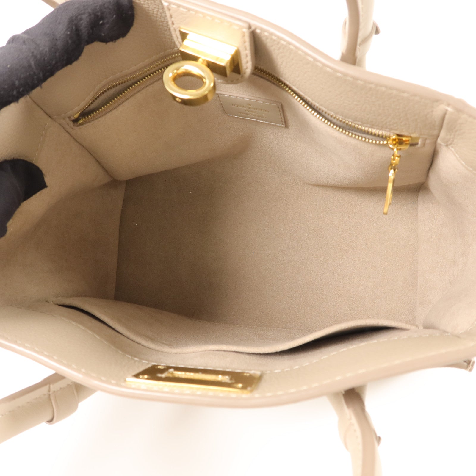 LOUIS VUITTON Monogram Mahina On My Side PM手挽肩背兩用袋