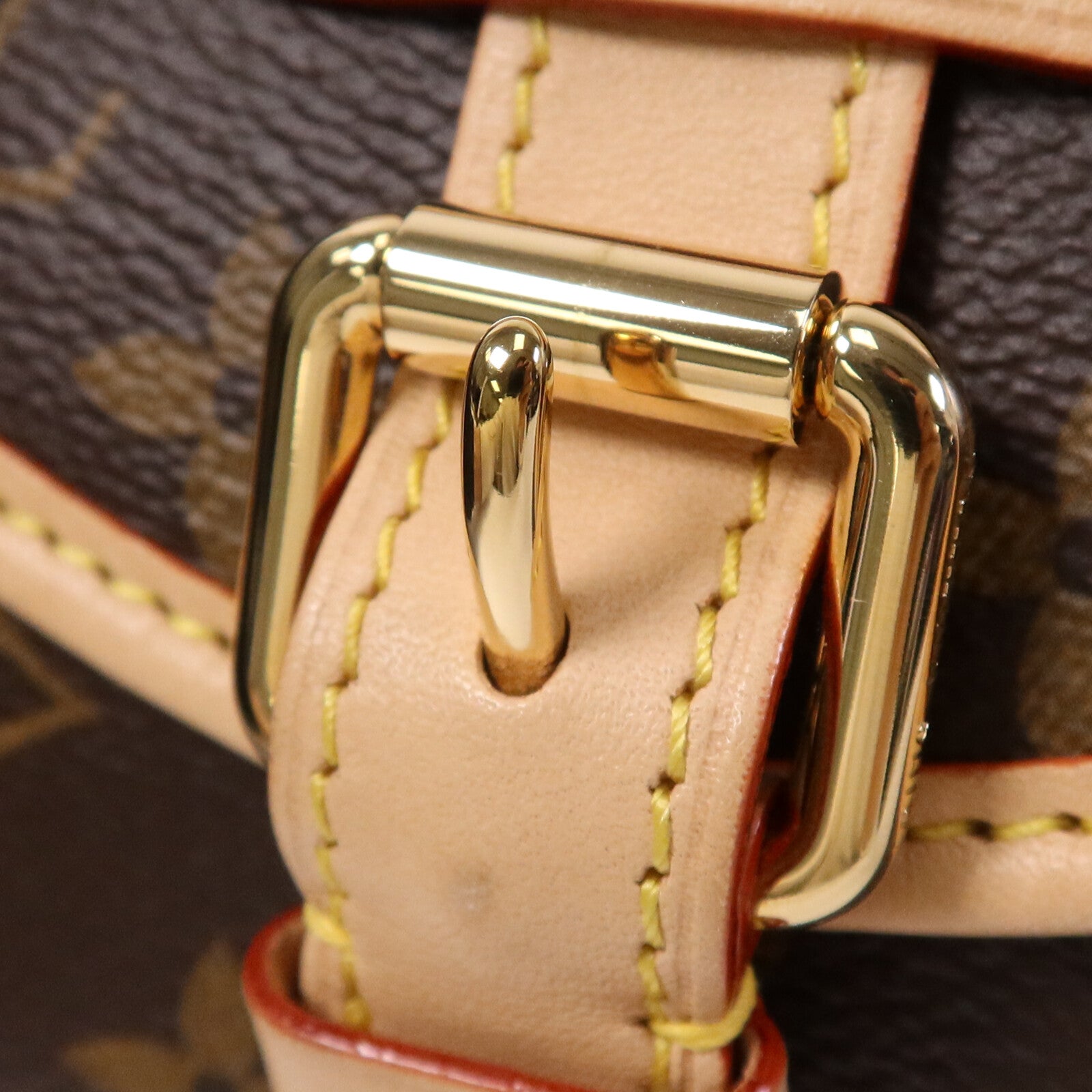 LOUIS VUITTON Monogram Saumur BB金扣手挽肩背兩用袋