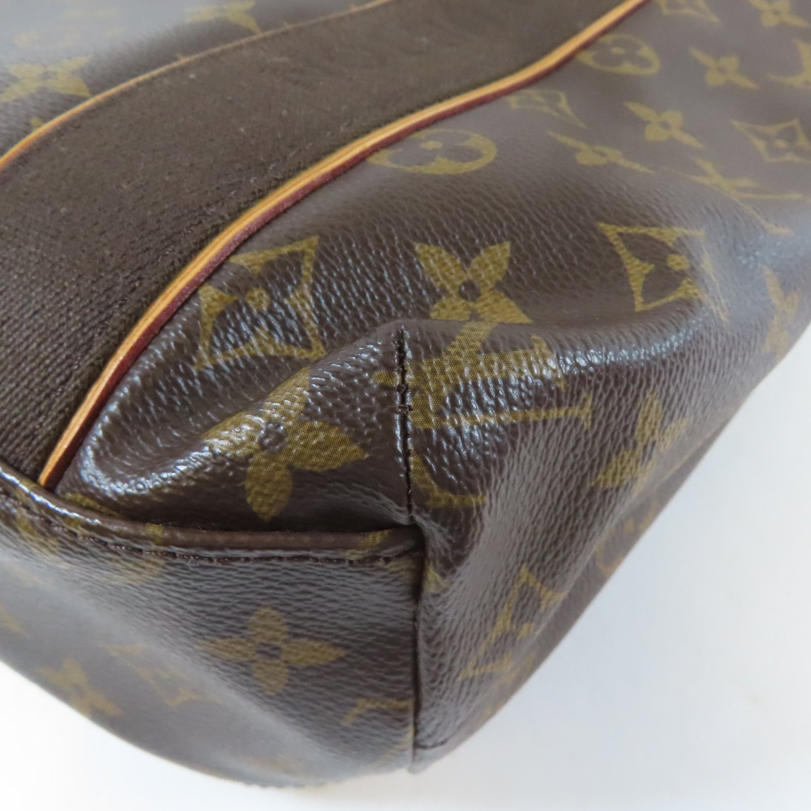LOUIS VUITTON 【激減優惠】Monogram Cabas Beaubourg金扣肩背袋啡色