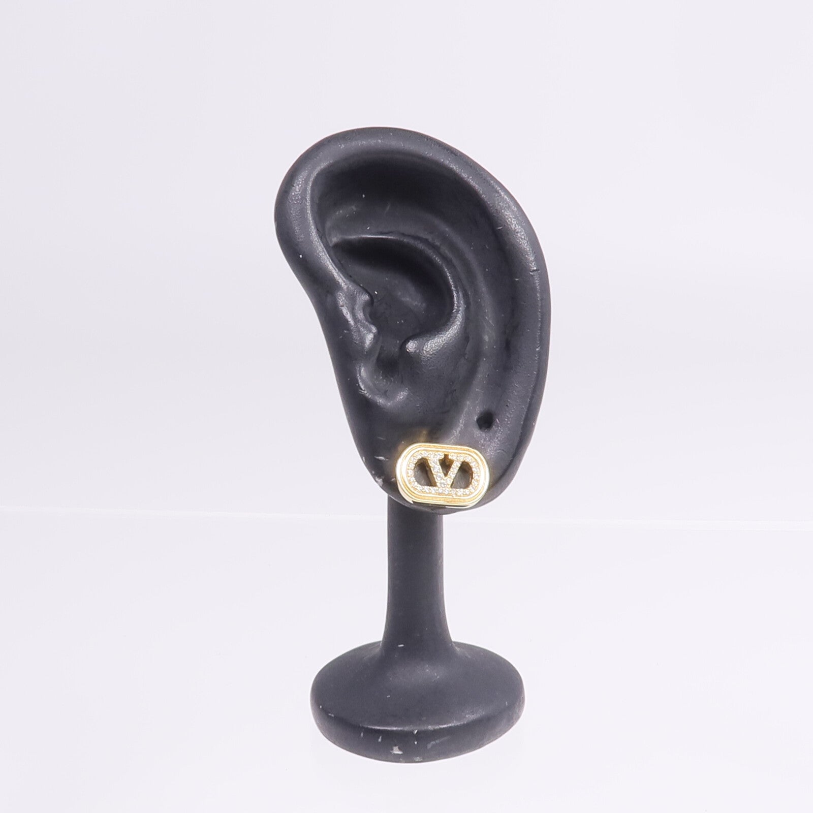 Valentino 金屬Garavani VLogo Signature Earrings耳環