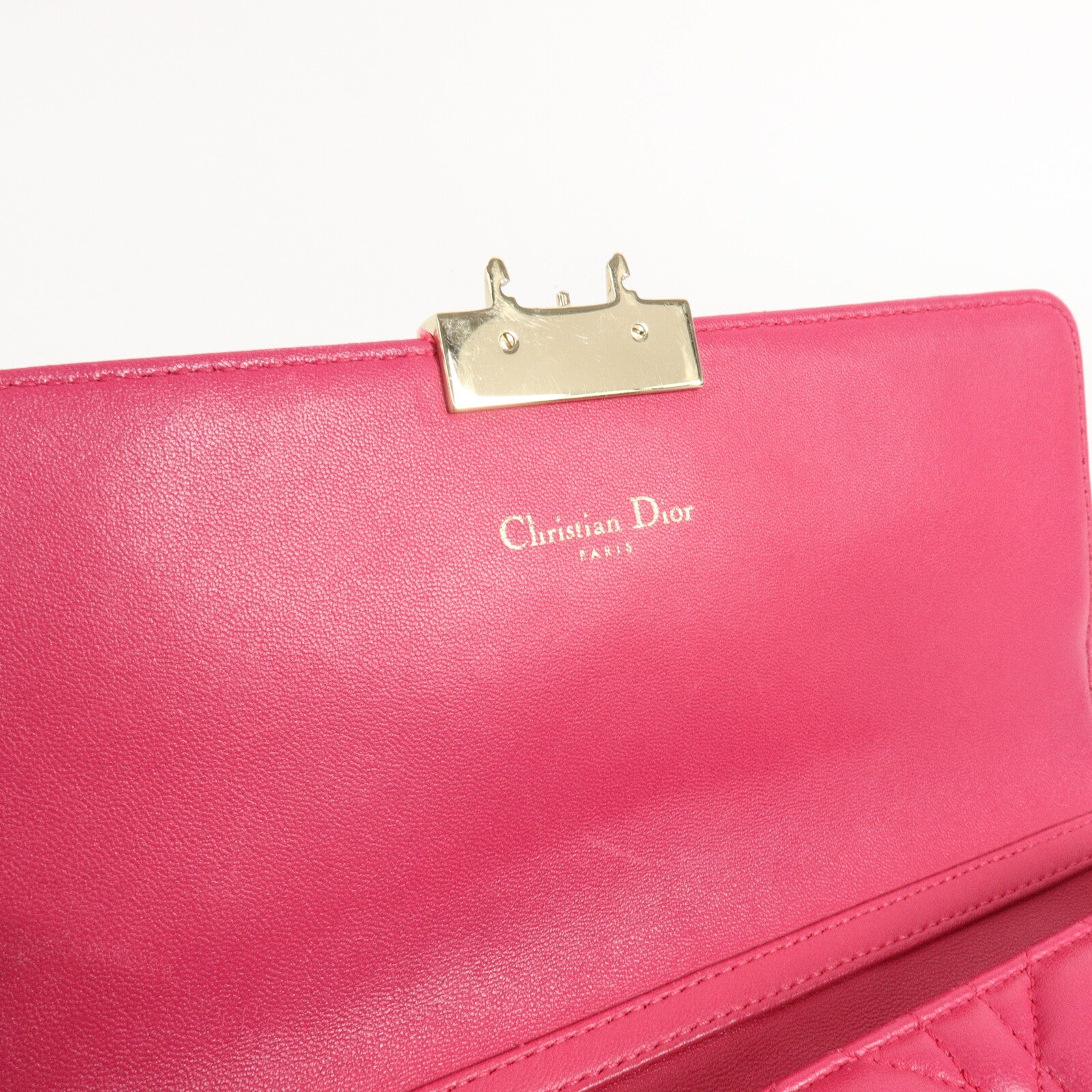 Dior 羊皮皮革Miss Dior Promenade Pouch鏈帶肩背袋