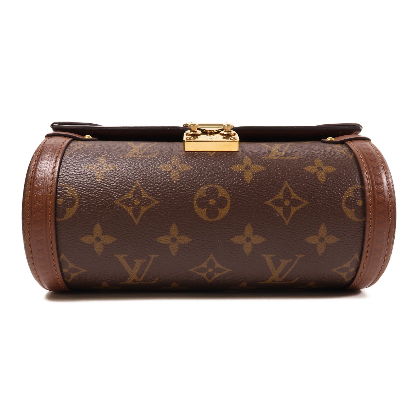 LOUIS VUITTON Monogram Papillon Trunk金扣手挽肩背兩用袋啡色