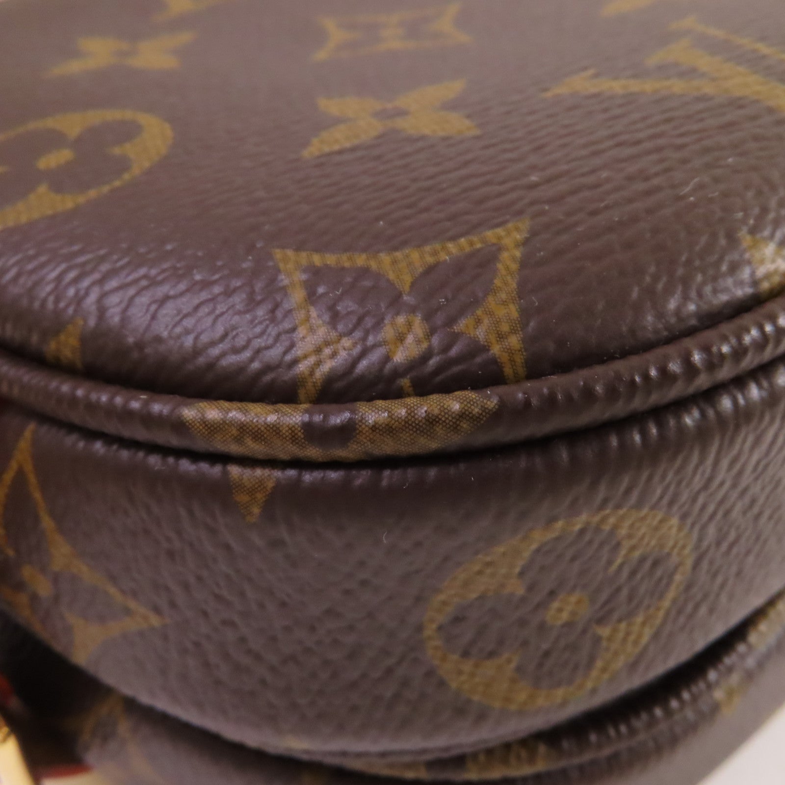 LOUIS VUITTON Monogram Saumur BB 2Way Shoulder Bag金扣手挽肩背兩用袋啡色