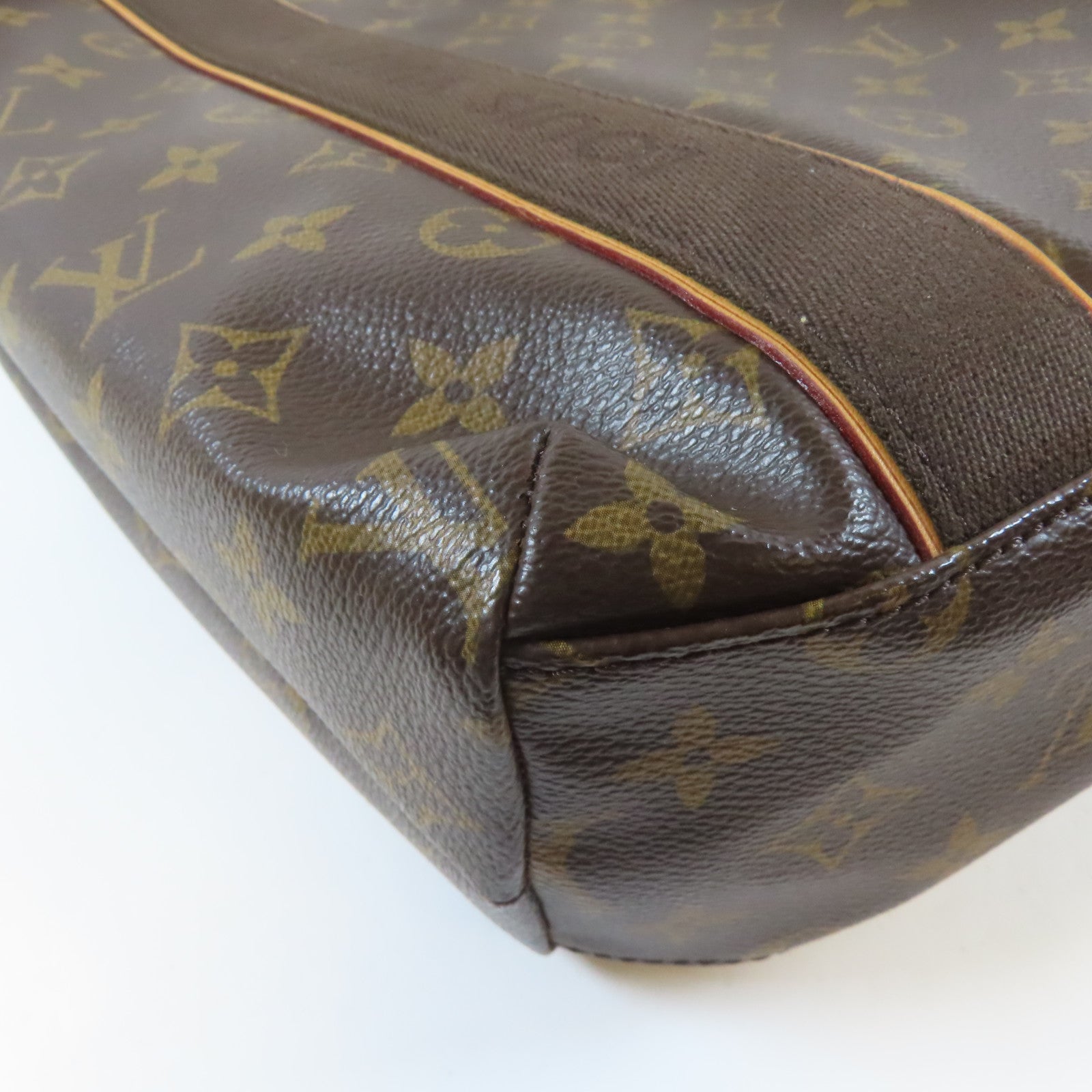 LOUIS VUITTON 【激減優惠】Monogram Cabas Beaubourg金扣肩背袋啡色