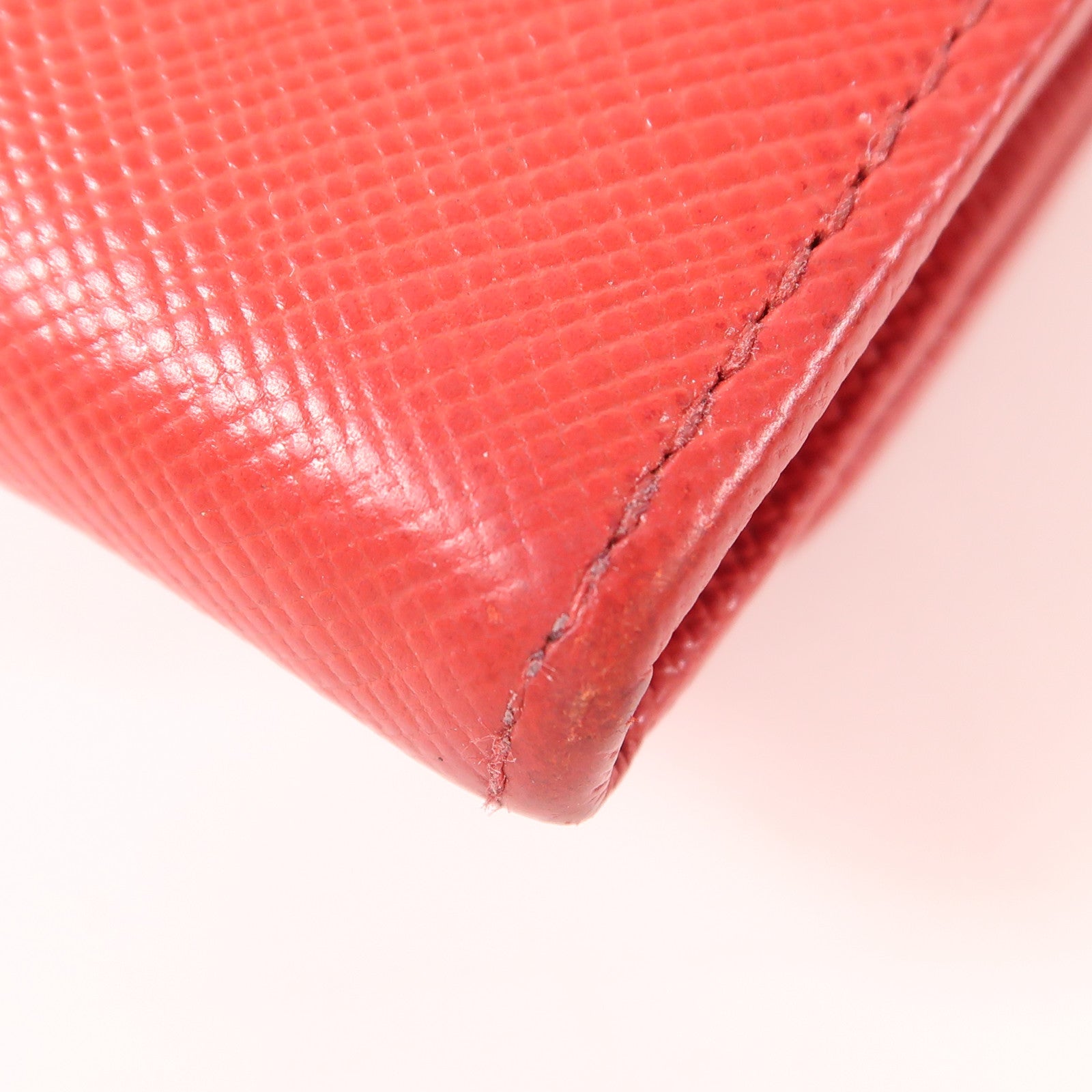 PRADA 【激減優惠】牛皮皮革Long Wallet金扣長錢包