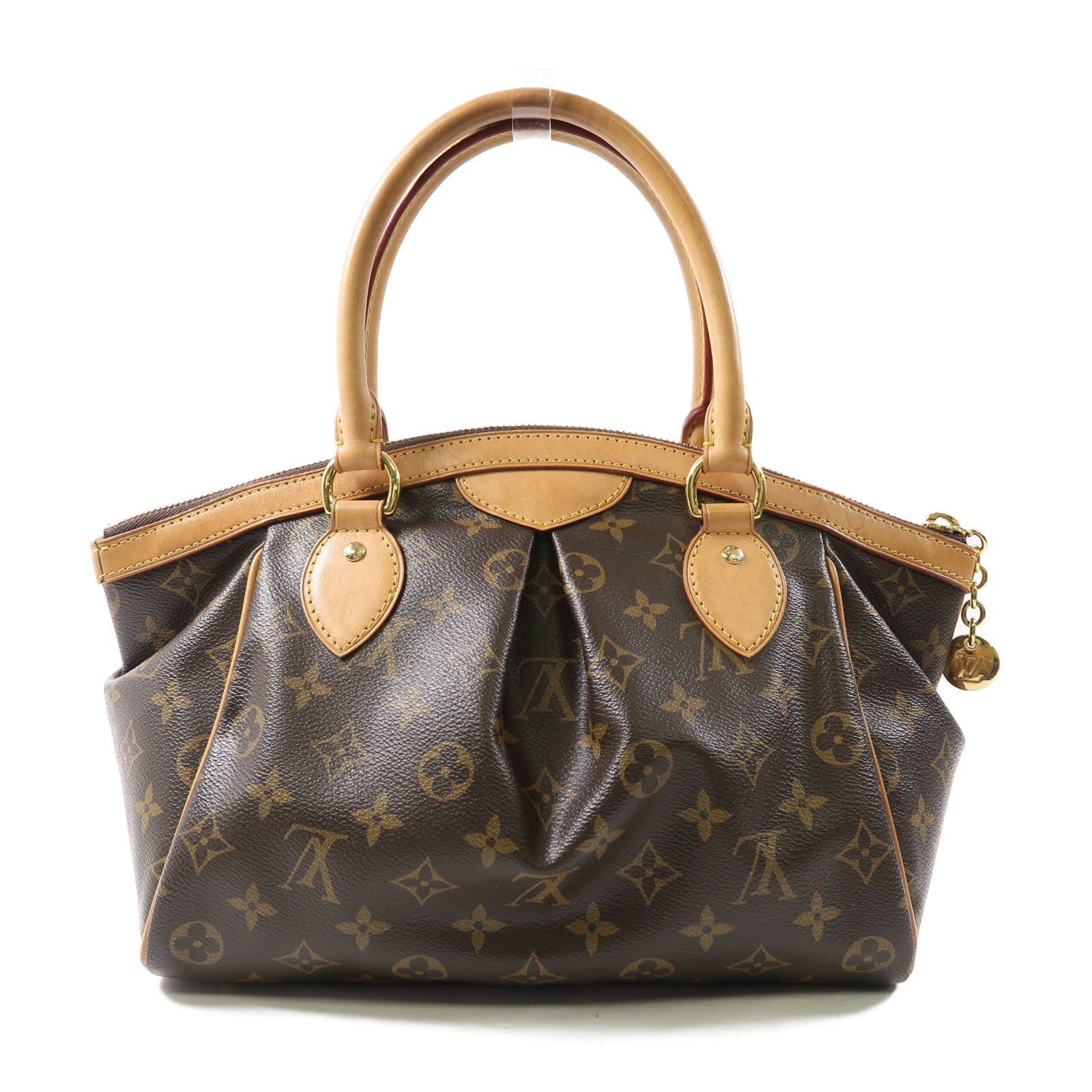LOUIS VUITTON Monogram Tivoli金扣手挽袋啡色