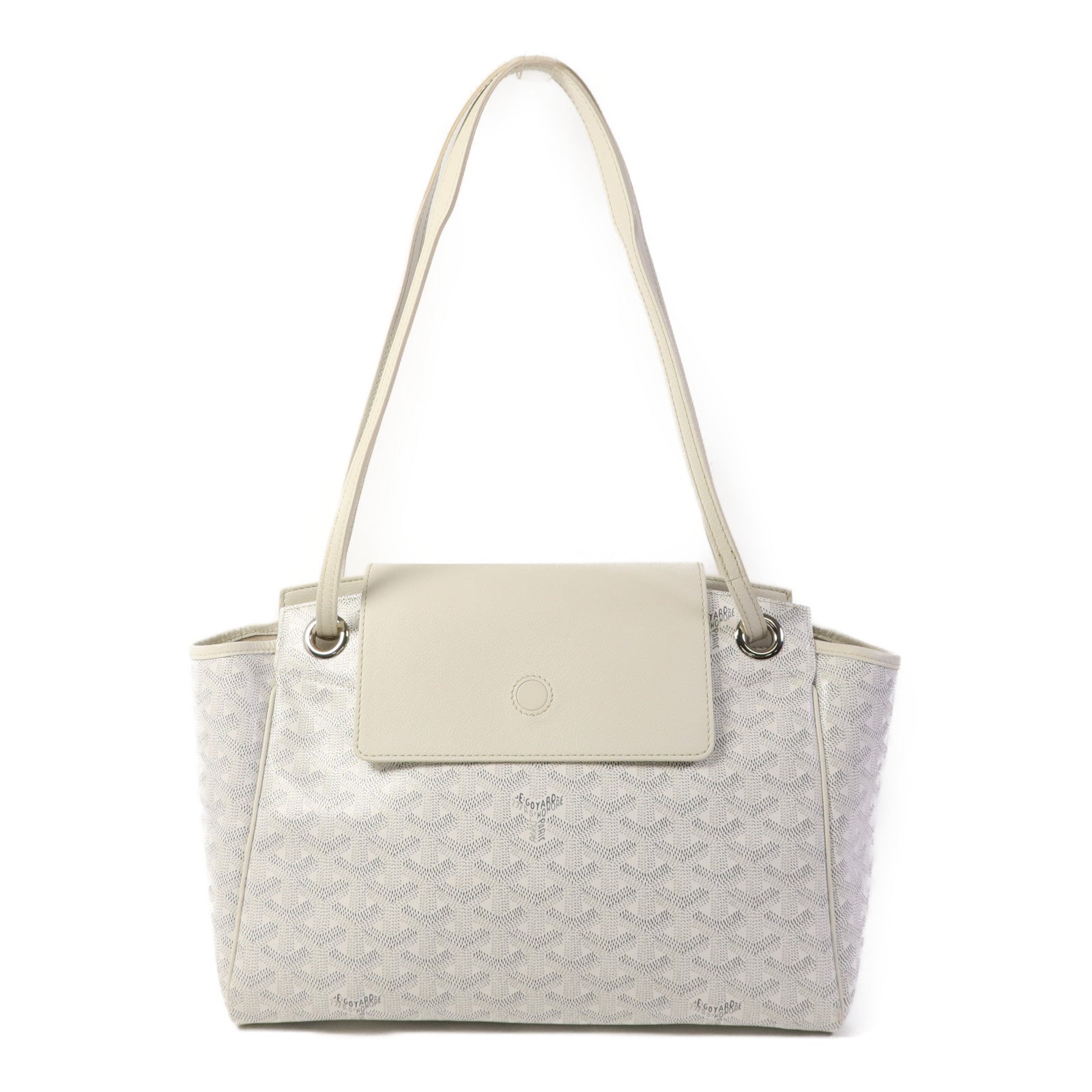 GOYARD 塗層帆布Shoulder Tote銀扣肩背袋/手挽袋