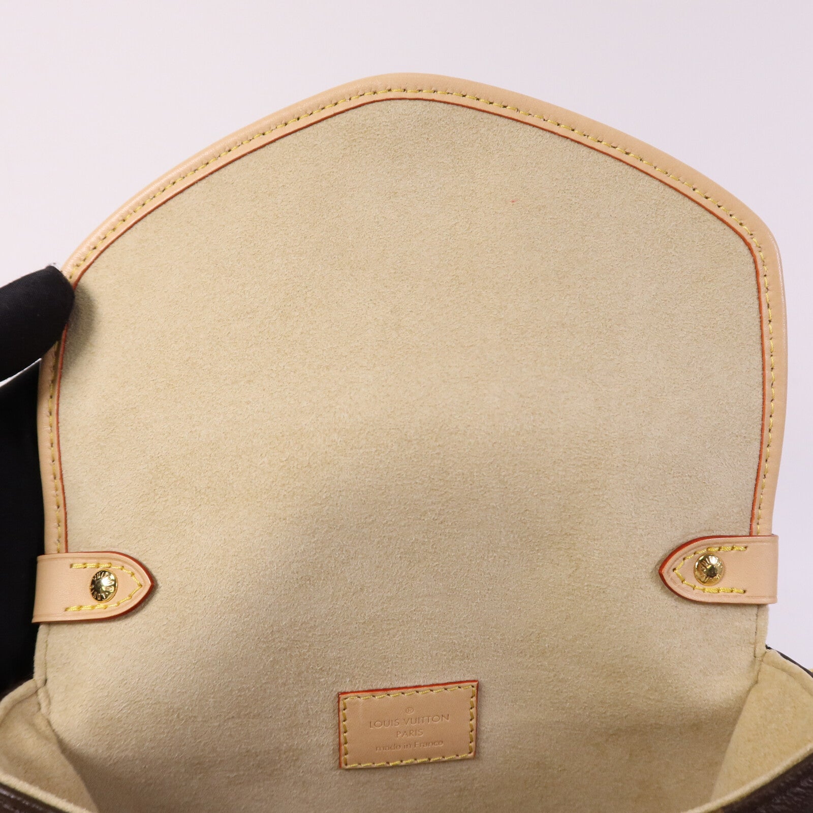 LOUIS VUITTON Monogram Saumur BB金扣手挽肩背兩用袋