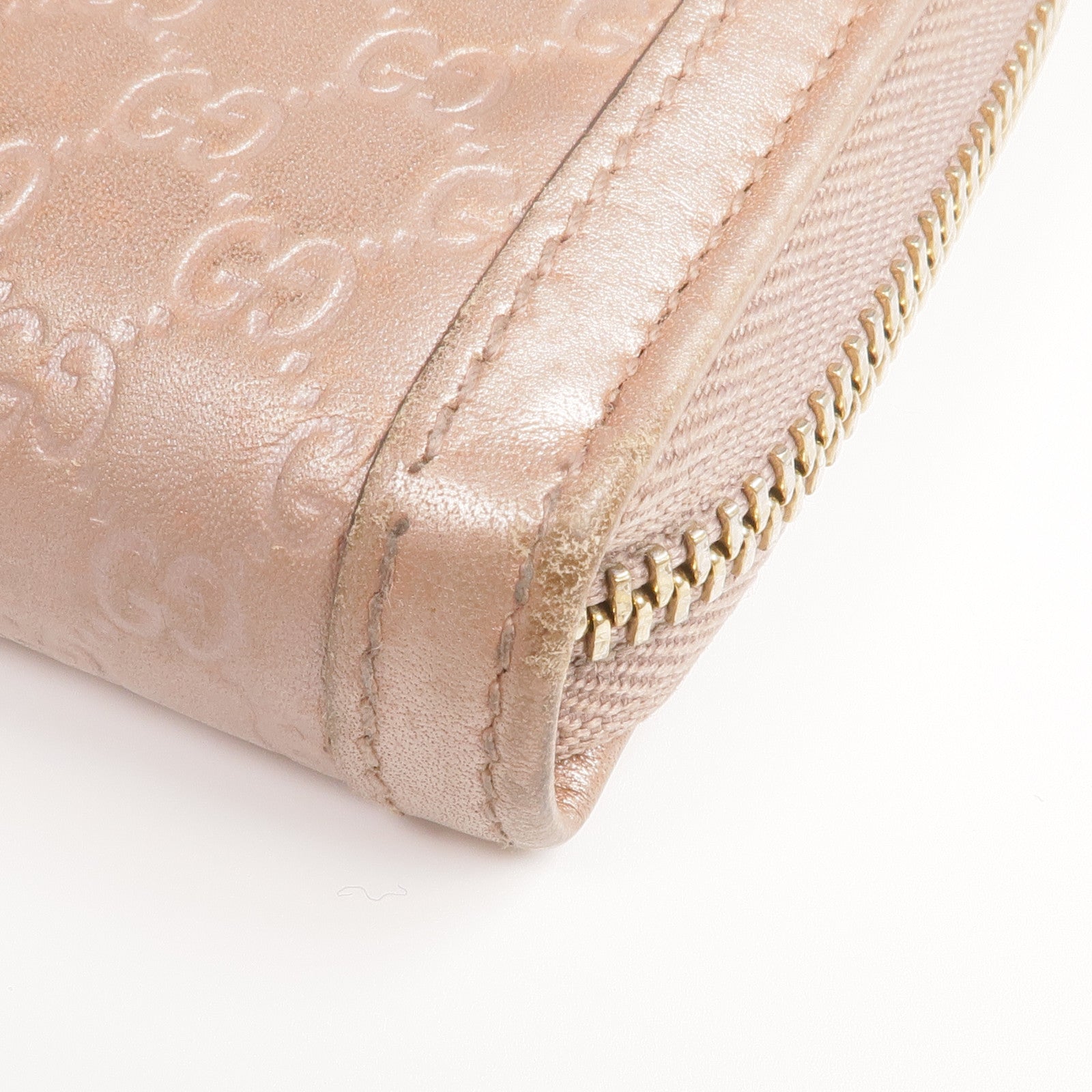GUCCI 【激減優惠】牛皮皮革Long Wallet金扣長錢包