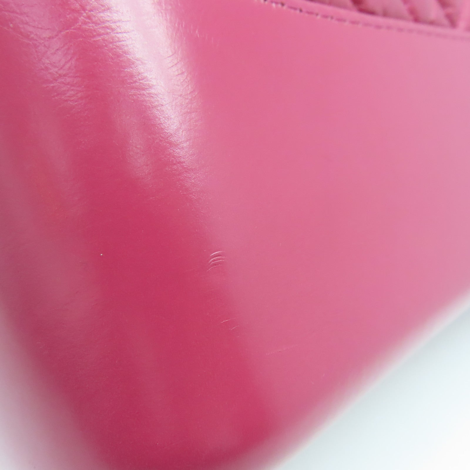 CHANEL 斜紋牛皮皮革Gabrielle金扣鏈帶肩背袋粉紅色