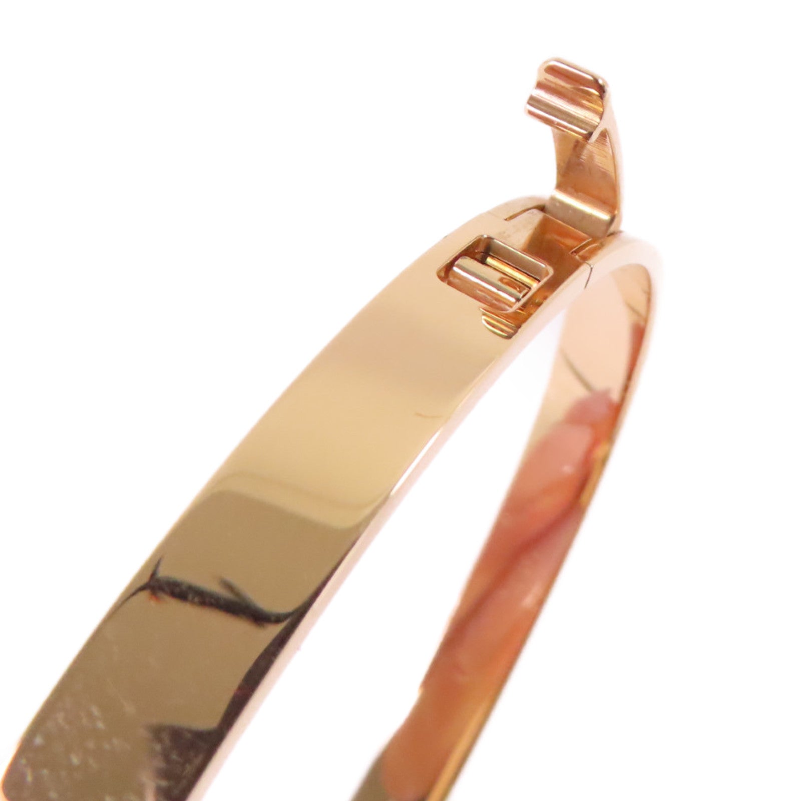 HERMES 18K玫瑰金H D'ANCRE Diamond Bracelet 0.07ct鑽石手鏈