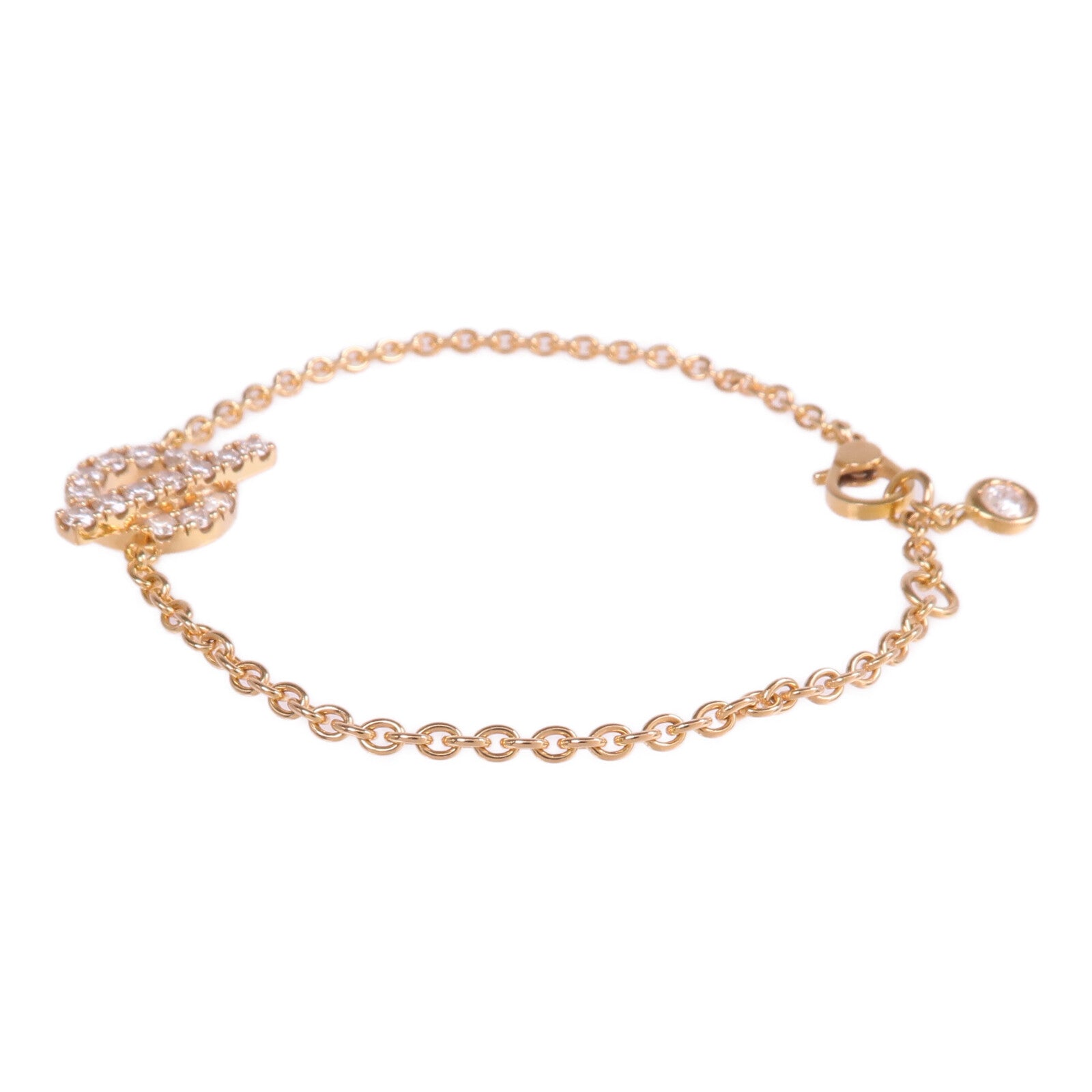 HERMES 18K玫瑰金Finesse Bracelet鑽石手鏈