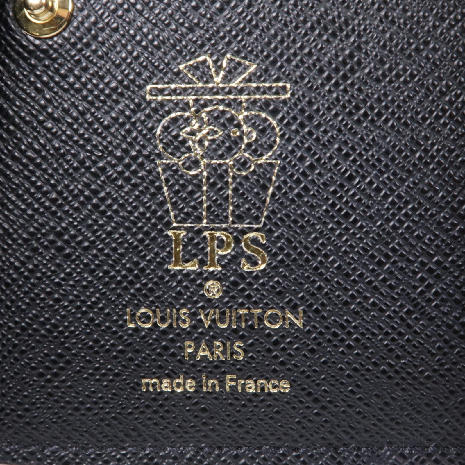 LOUIS VUITTON Monogram Giant Reverse Lou Wallet金扣錢包