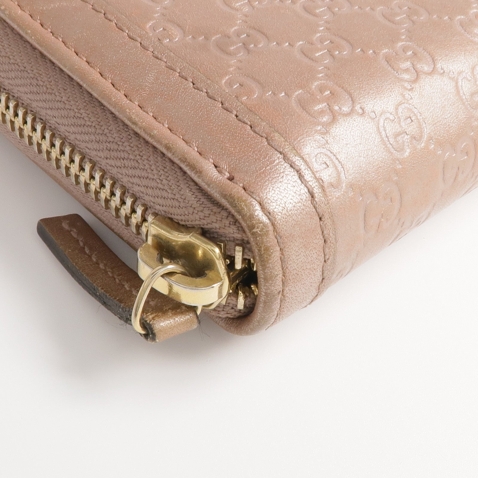 GUCCI 【激減優惠】牛皮皮革Long Wallet金扣長錢包