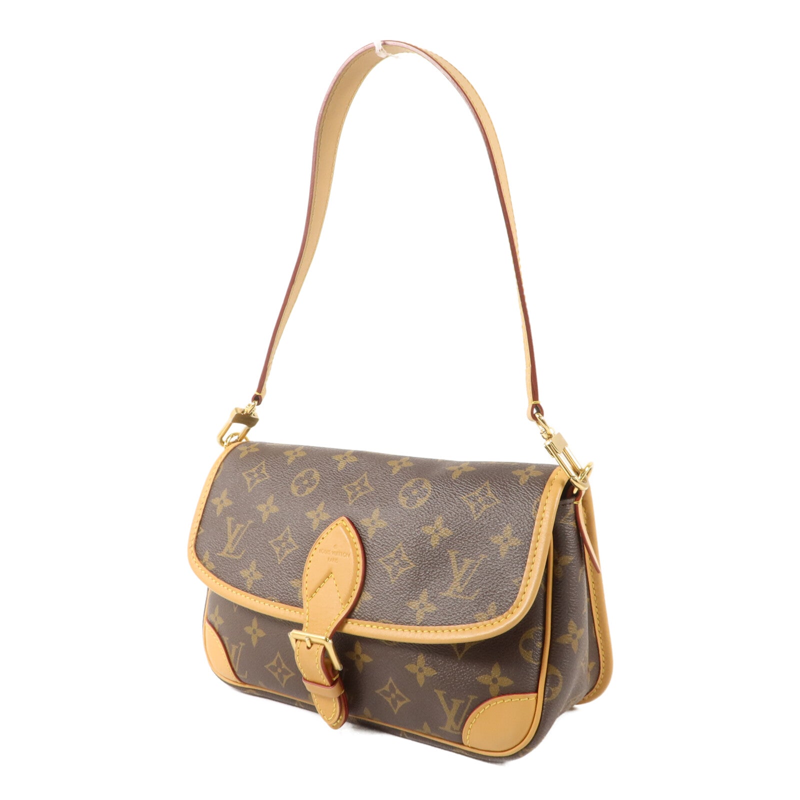 LOUIS VUITTON Monogram Diane金扣手挽肩背兩用袋