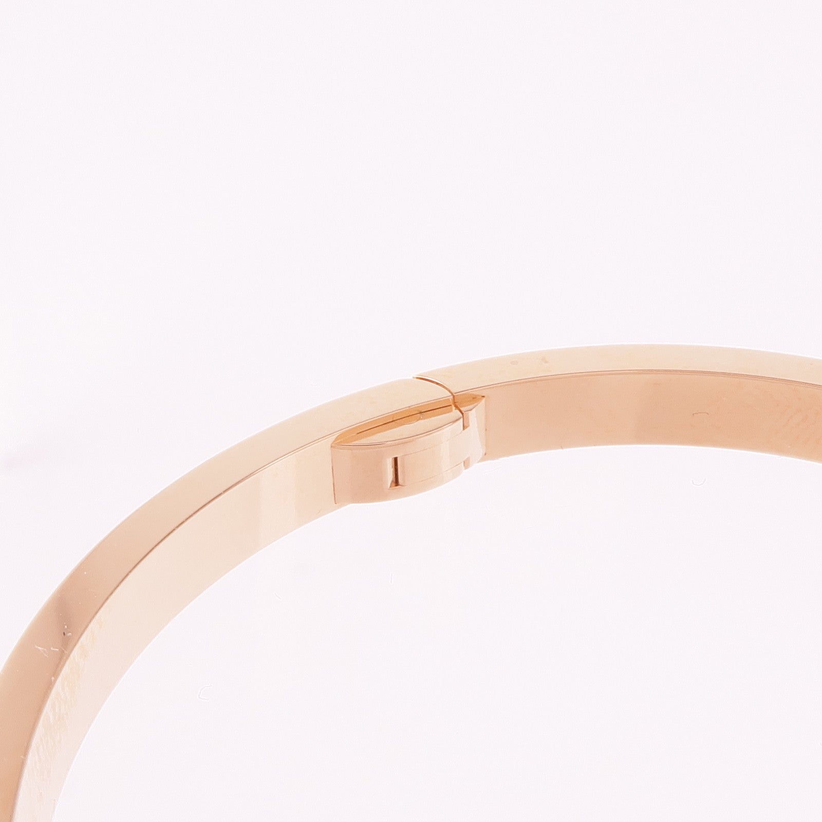 CARTIER 18K玫瑰金Love Diamond Bracelet鑽石手鏈Cartier#16