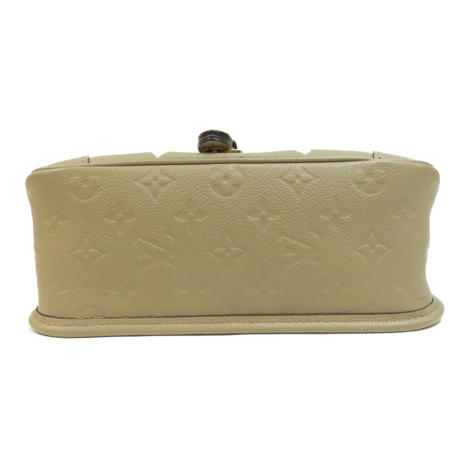 LOUIS VUITTON Monogram Empereinte Diane金扣肩背袋米色