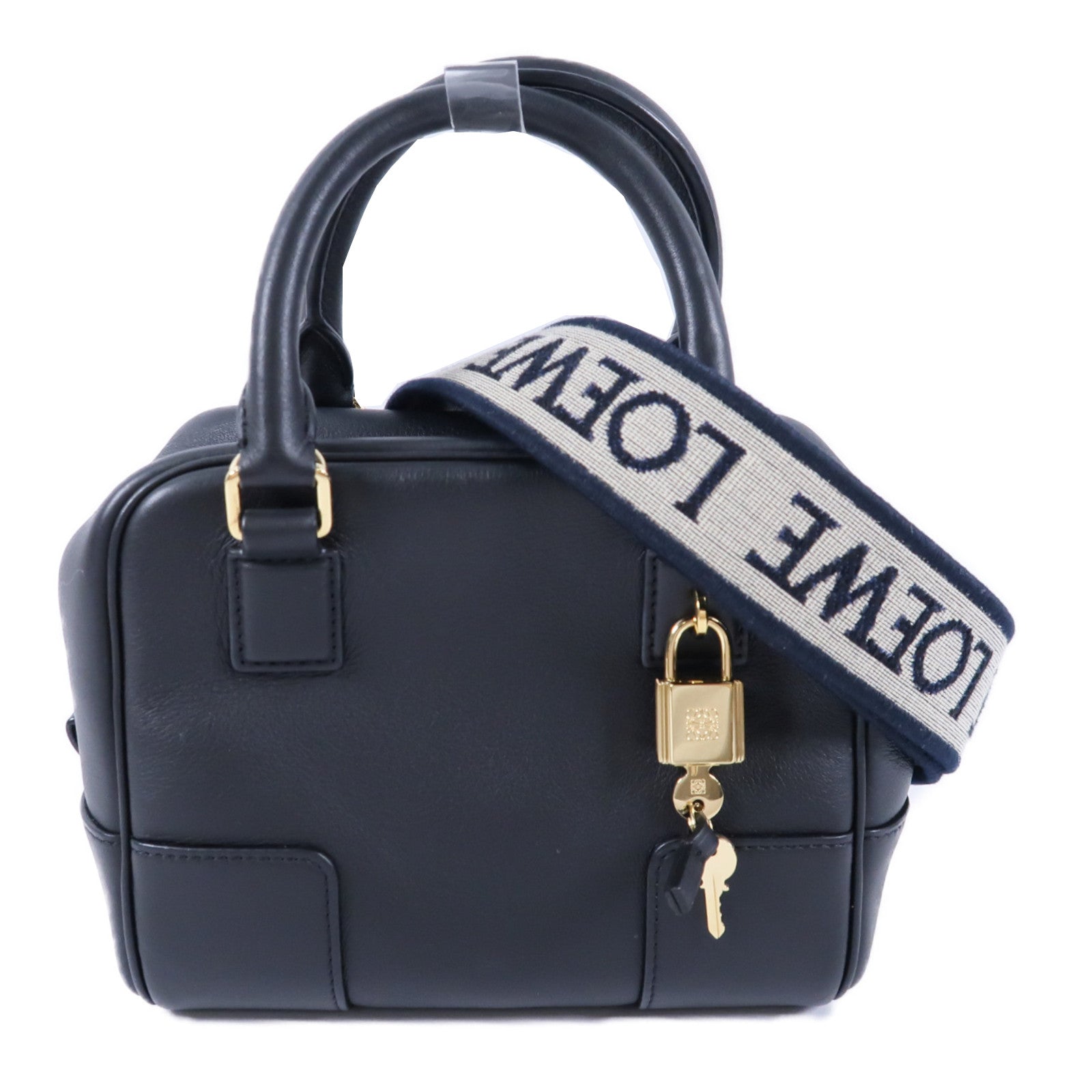 LOEWE 牛皮皮革Amazona 16 Square手挽肩背兩用袋