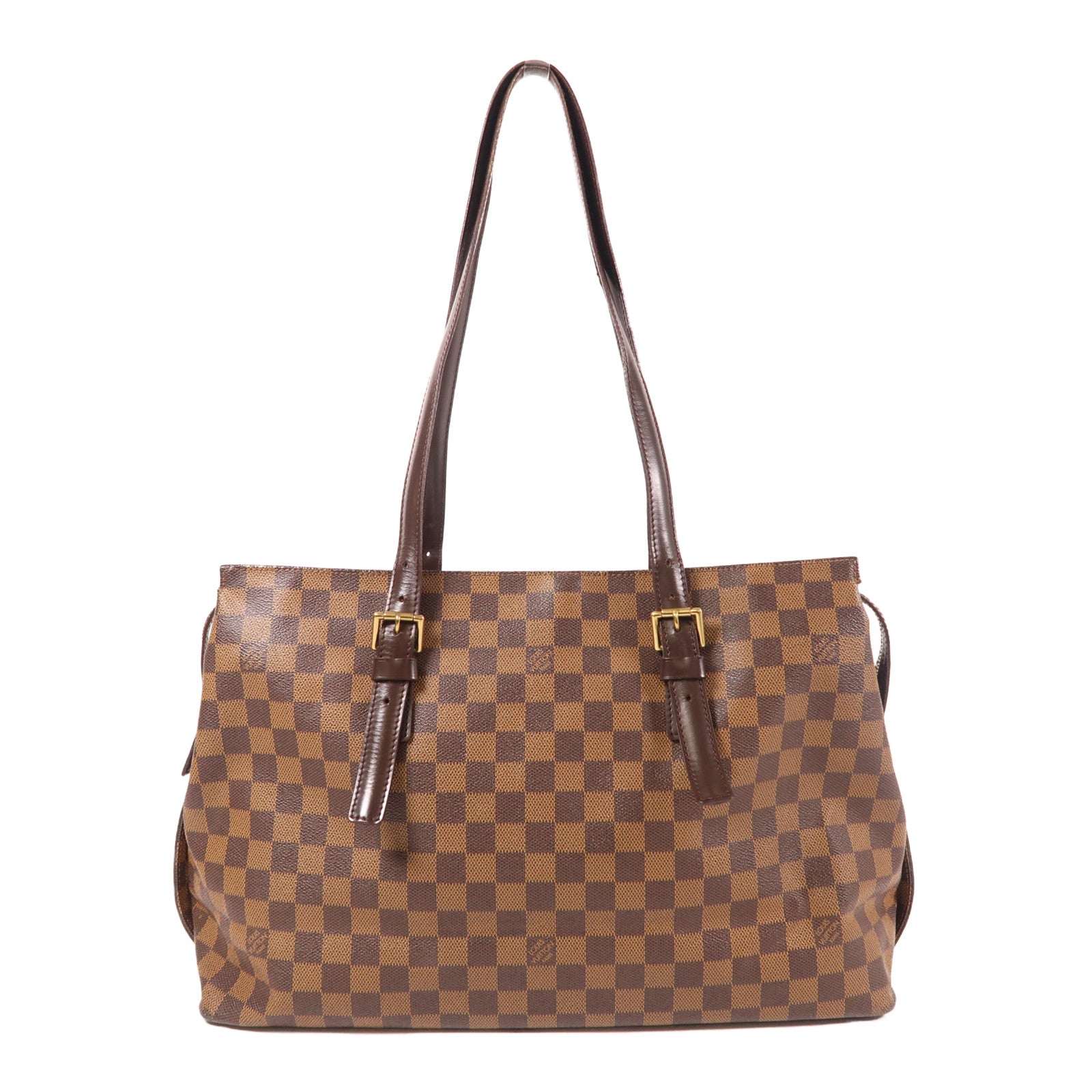 LOUIS VUITTON Damier Chelsea金扣肩背袋