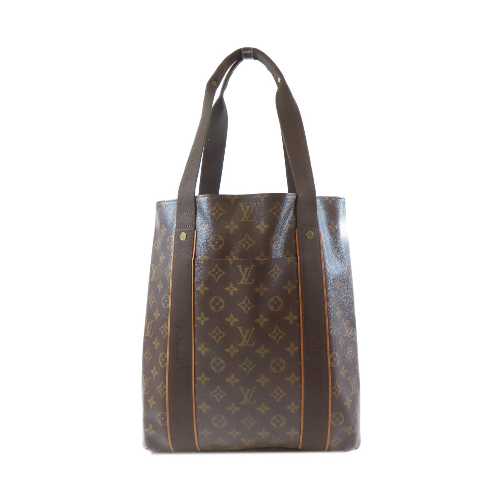 LOUIS VUITTON 【激減優惠】Monogram Cabas Beaubourg金扣肩背袋啡色