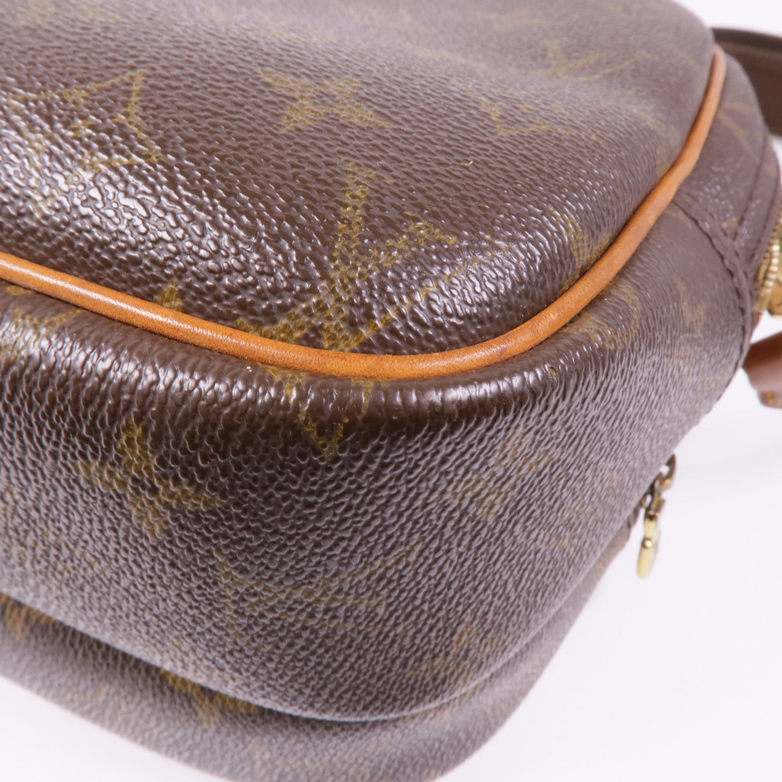 LOUIS VUITTON LV GHW Reporter PM Shoulder Bag M45254 Monogram Brown