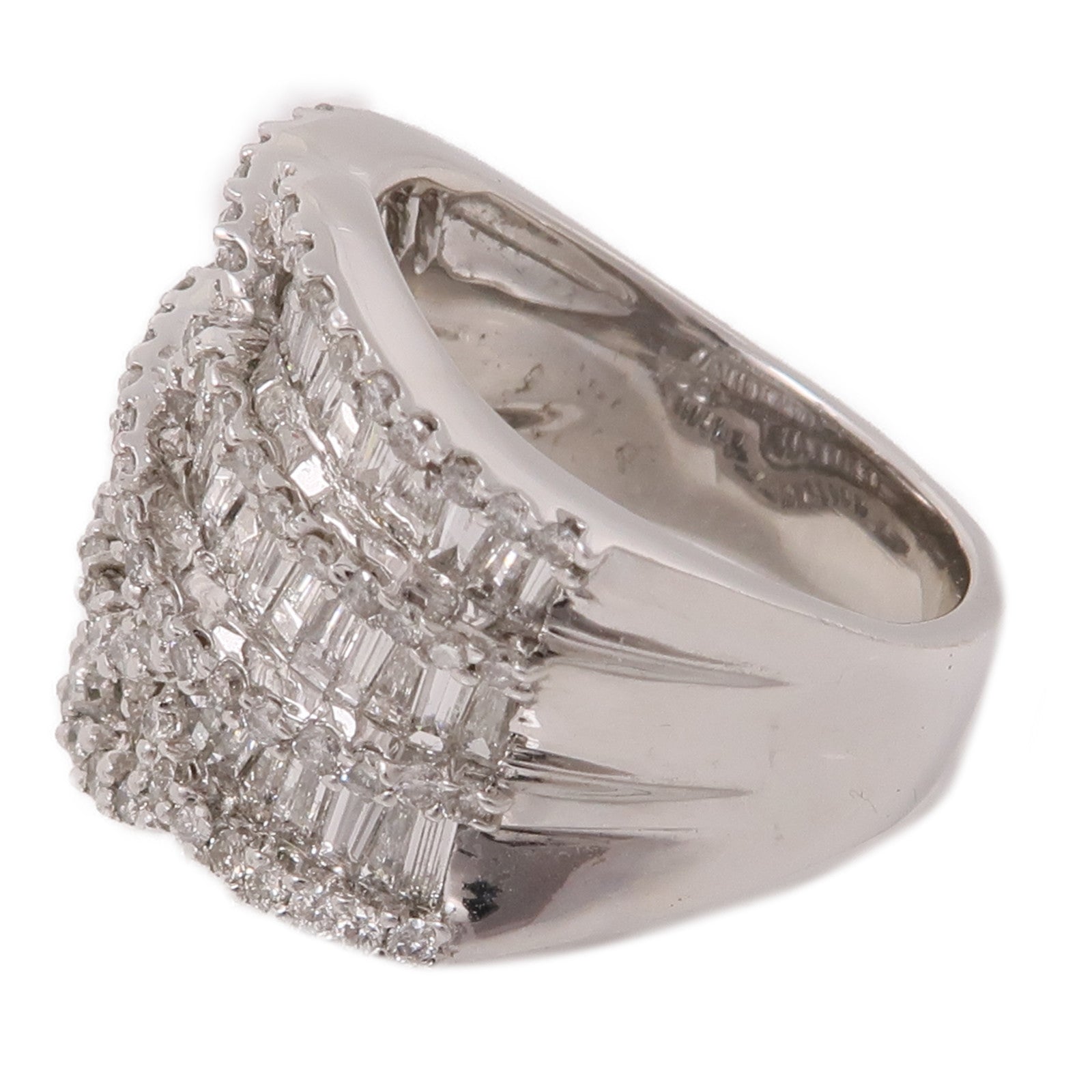 JEWELRY 【激減優惠】18K白金Diamond Ring鑽石戒指US#6.75