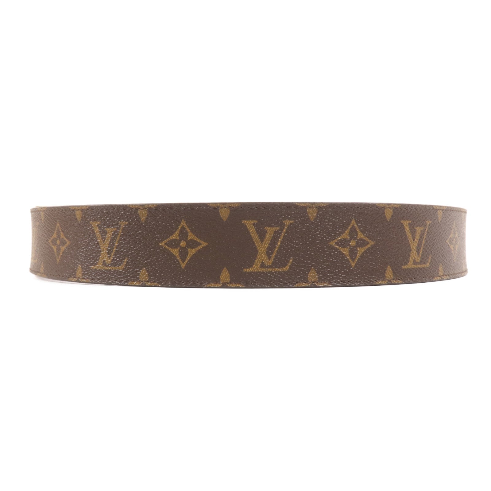 LOUIS VUITTON Monogram Belt金扣皮帶