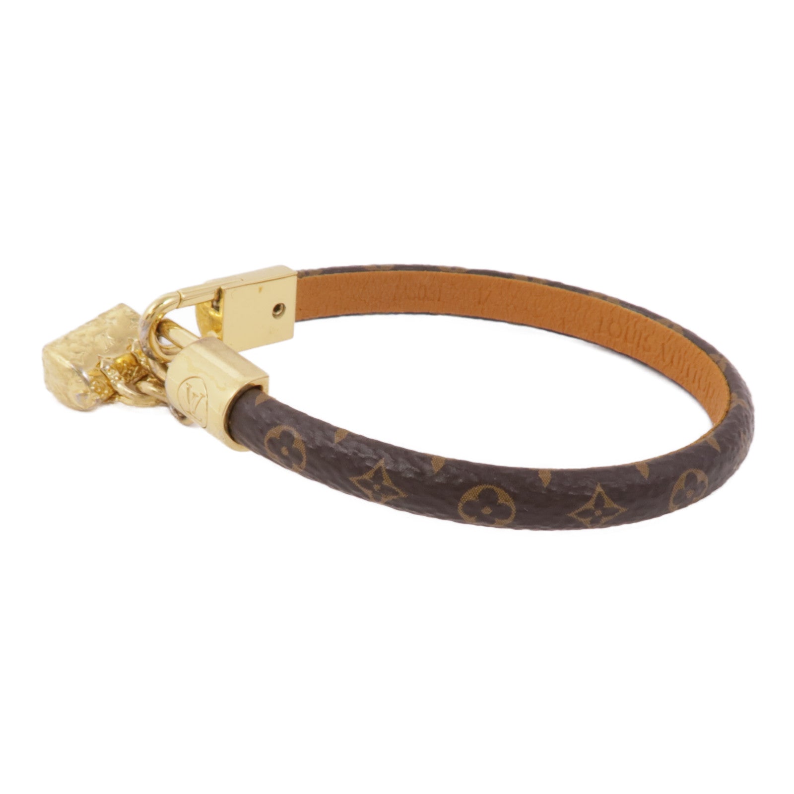 LOUIS VUITTON Monogram Bracelet金扣手鐲