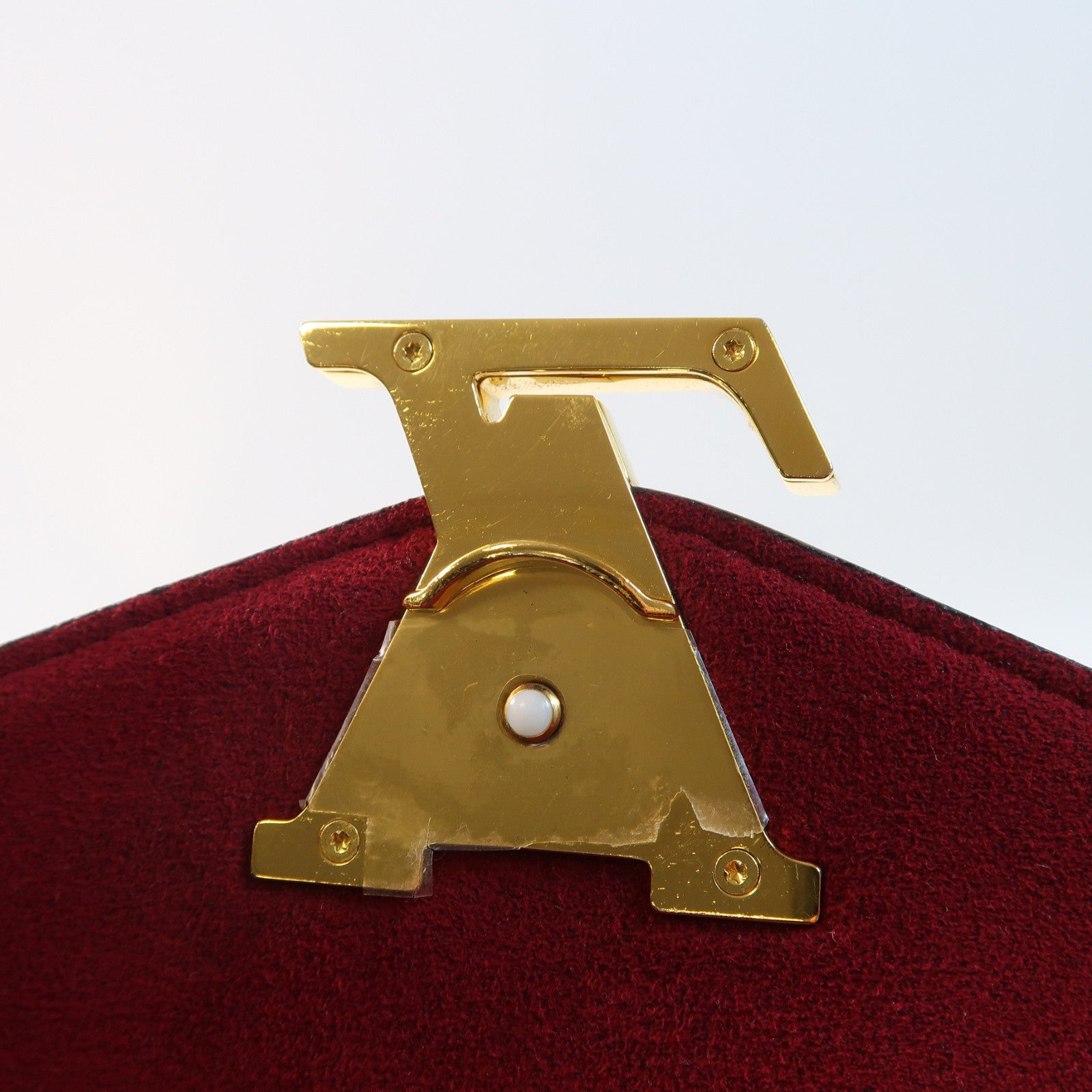 LOUIS VUITTON Monogram Passy金扣鏈帶肩背袋啡色