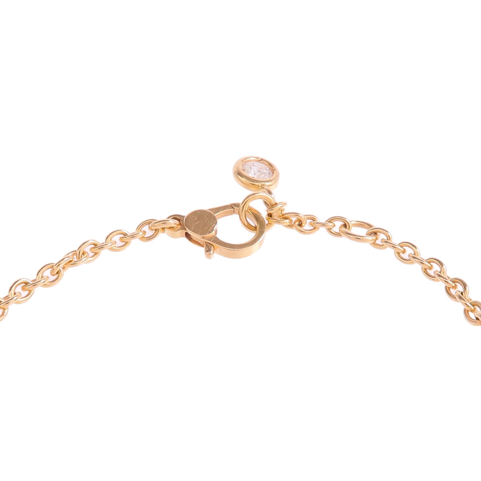 HERMES 18K玫瑰金Finesse Bracelet鑽石手鏈