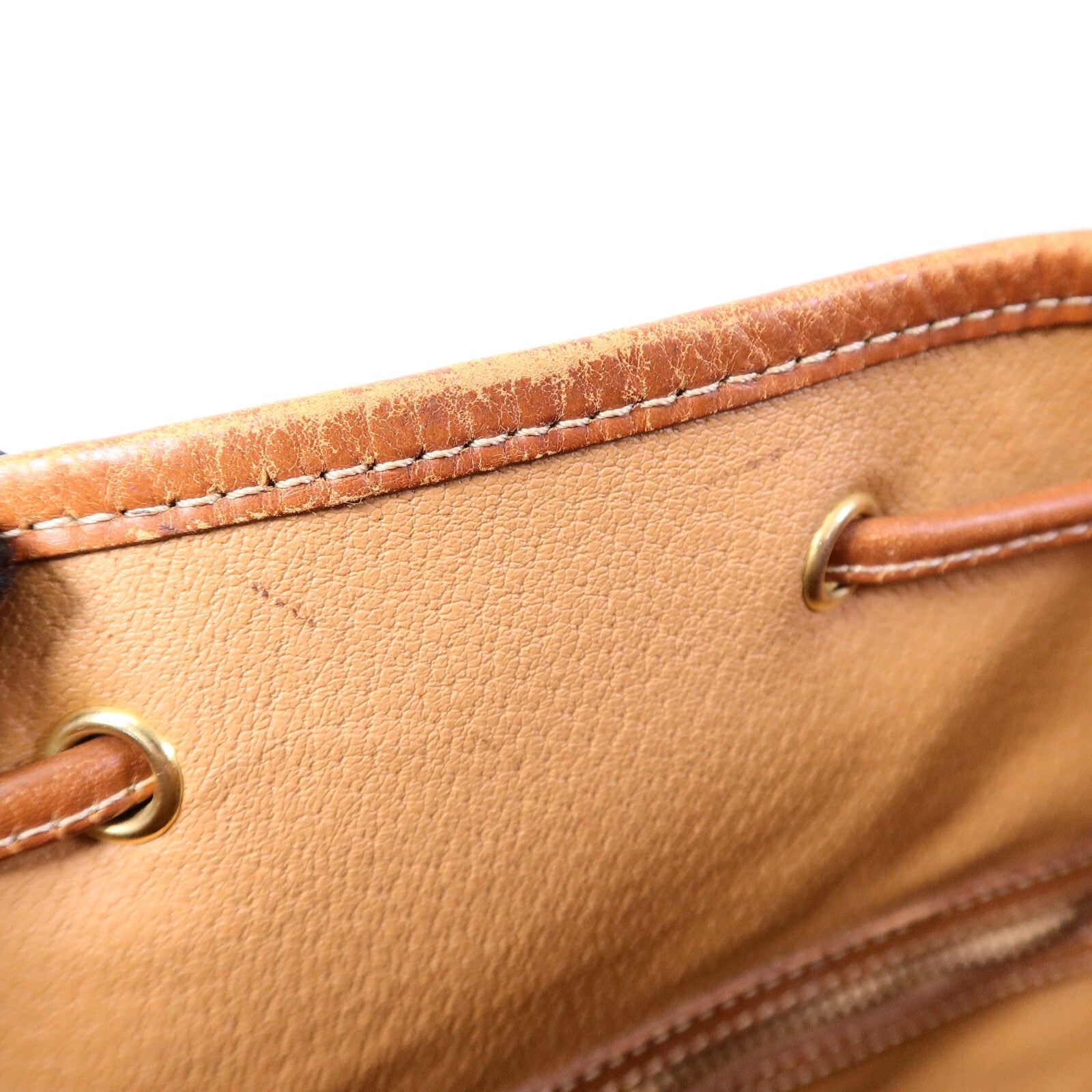 CELINE 塗層帆布Vintage Bucket Bag肩背袋