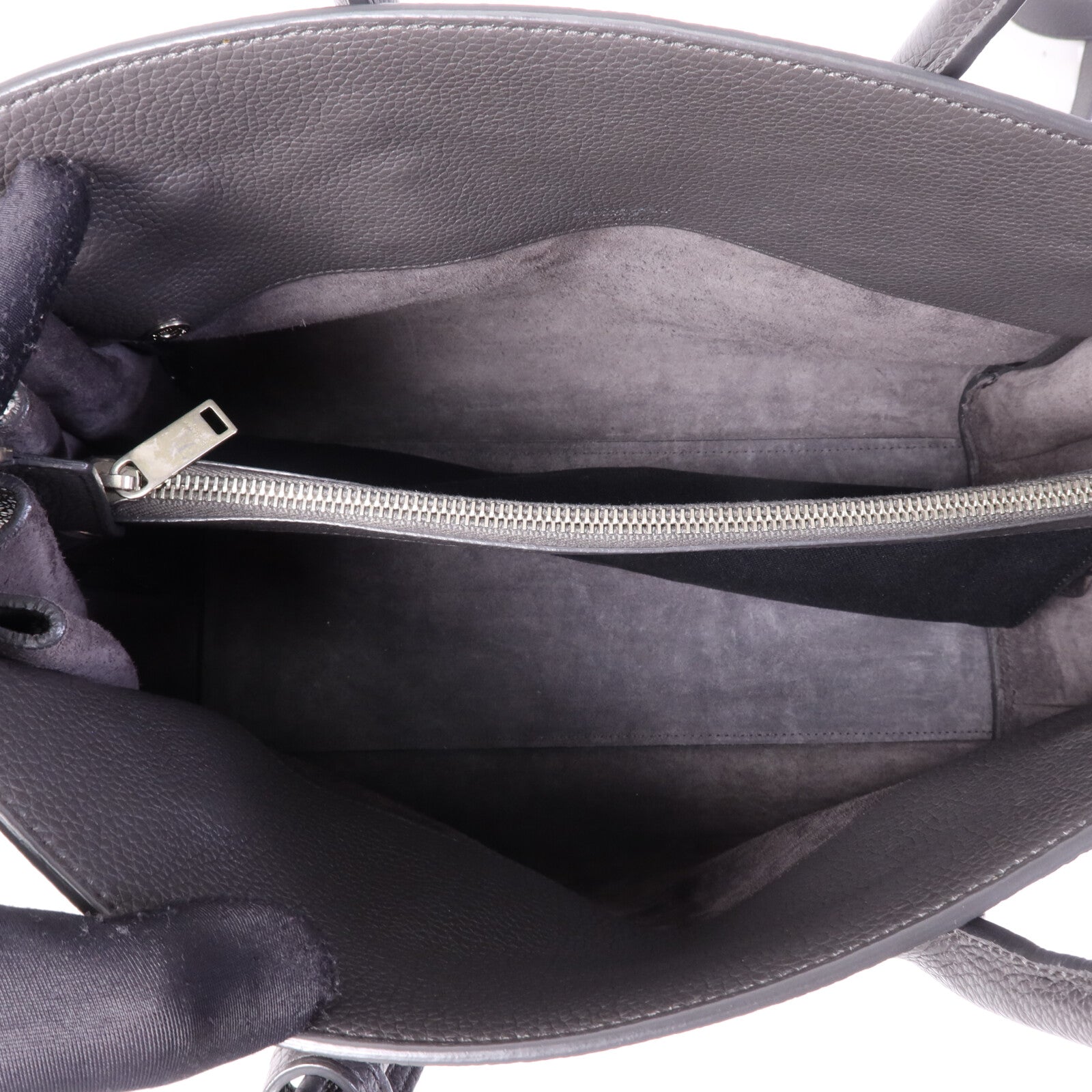 SAINT LAURENT 牛皮皮革Sac De Jour銀扣手挽肩背兩用袋