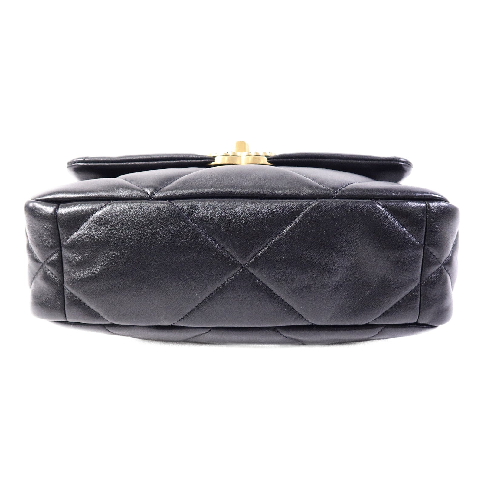 CHANEL 羊皮皮革Chanel 19 Small鏈帶手挽肩背兩用袋