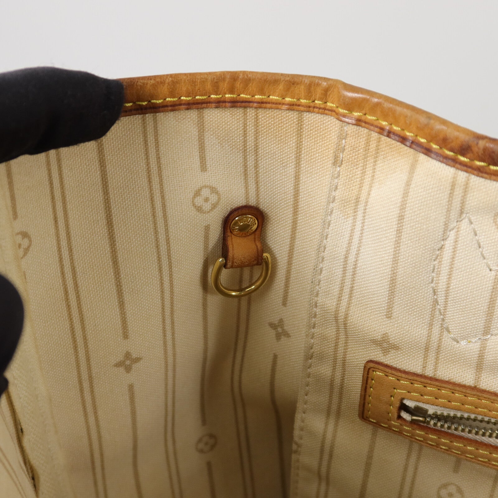LOUIS VUITTON Damier Neverfull MM手挽袋