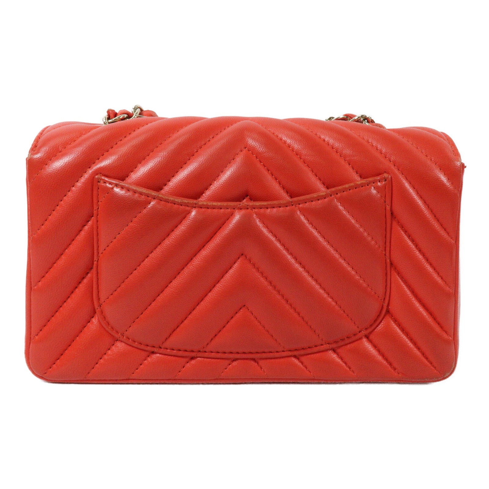 CHANEL 羊皮皮革Mini Classic 17鏈帶肩背袋