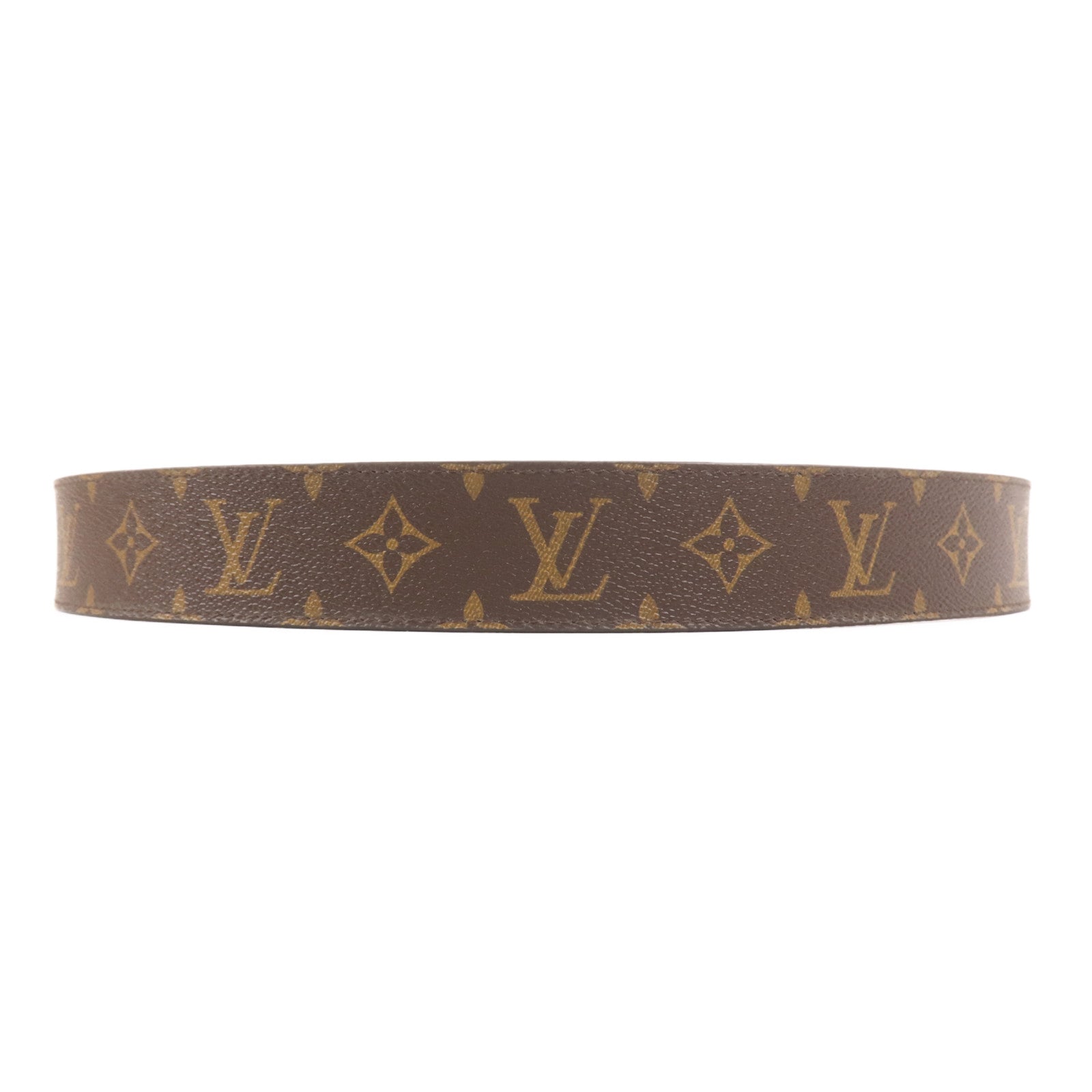 LOUIS VUITTON Monogram Belt金扣皮帶