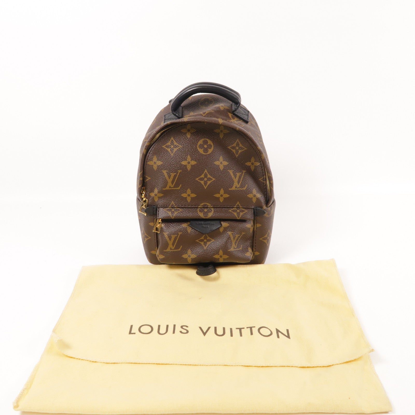 LOUIS VUITTON LV GHW Palm Springs Mini Backpack M44873 Monogram Brown