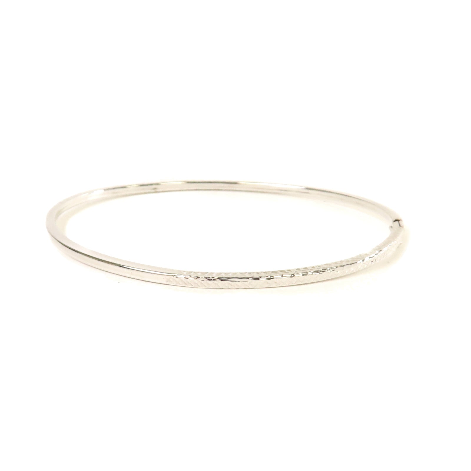 JEWELRY 【激減優惠】18K白金White Gold Bangle手鐲