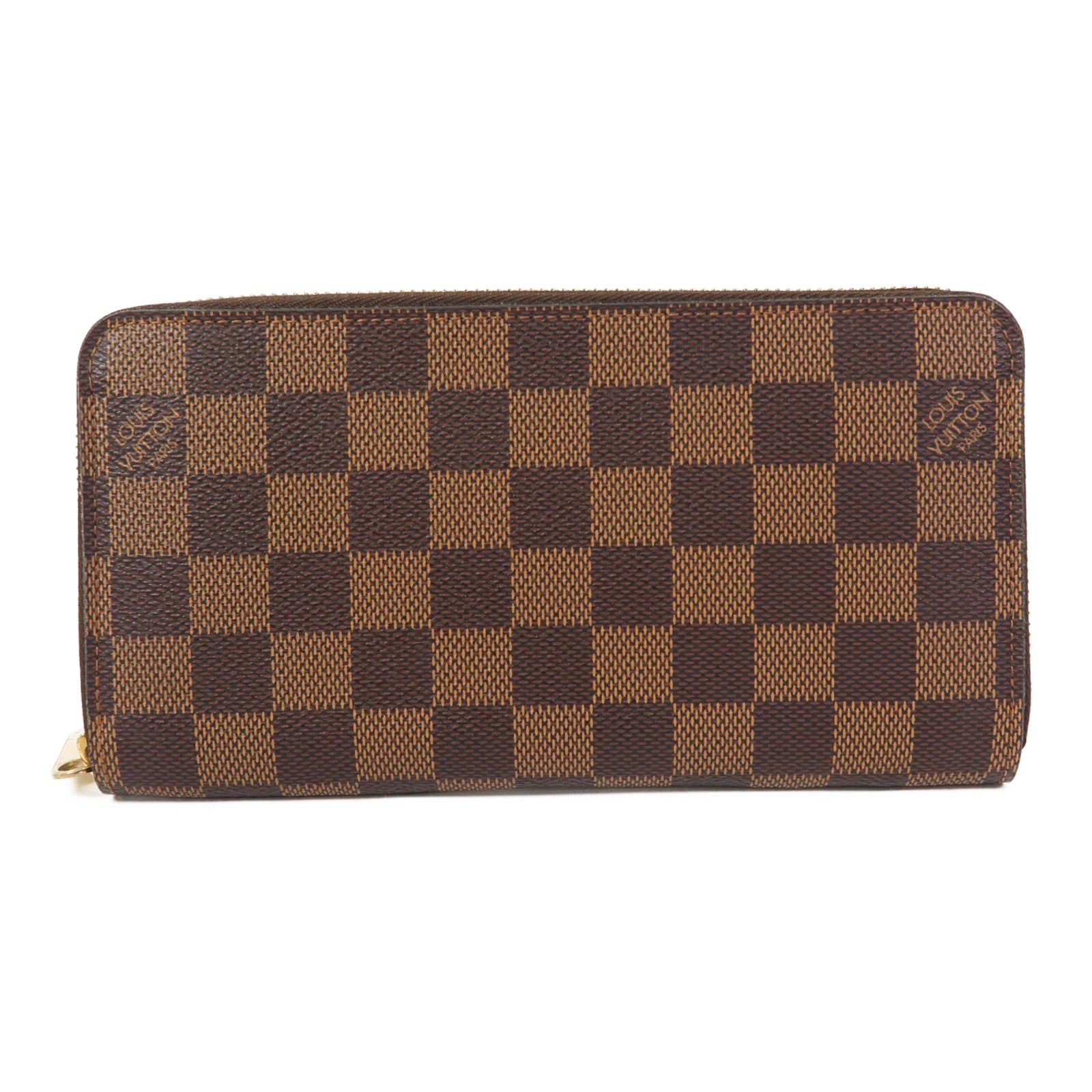 LOUIS VUITTON Damier Long Wallet金扣長錢包啡色