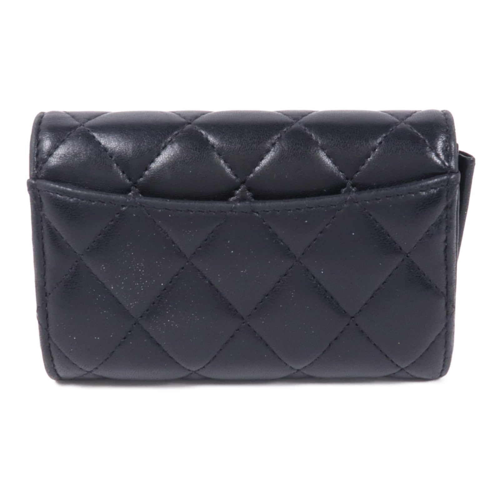 CHANEL 羊皮皮革Card Case金扣卡片套