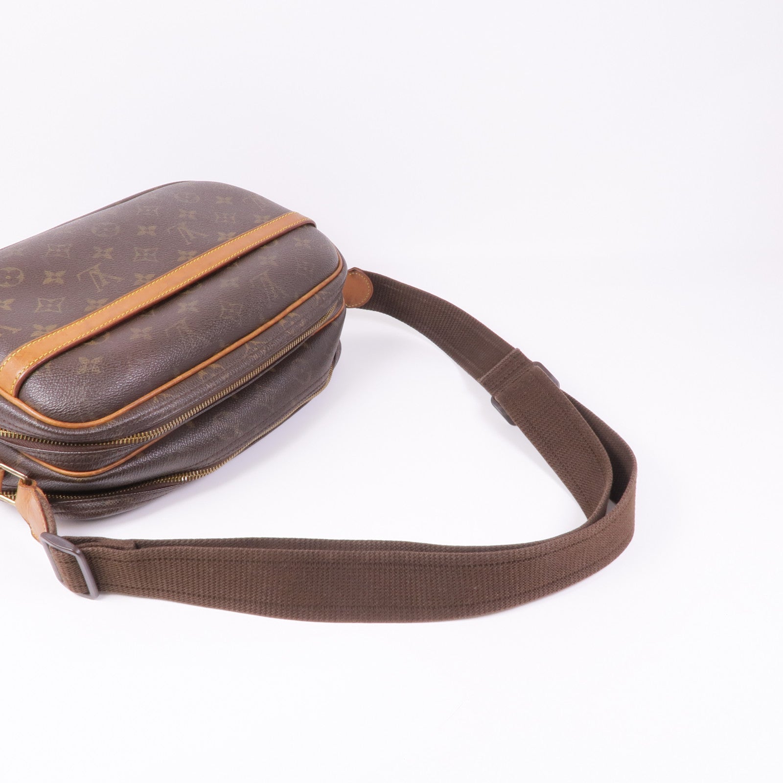 LOUIS VUITTON LV GHW Reporter PM Shoulder Bag M45254 Monogram Brown