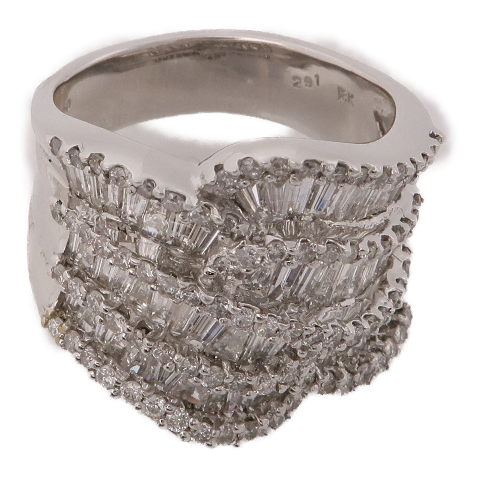 JEWELRY 【激減優惠】18K白金Diamond Ring鑽石戒指US#6.75