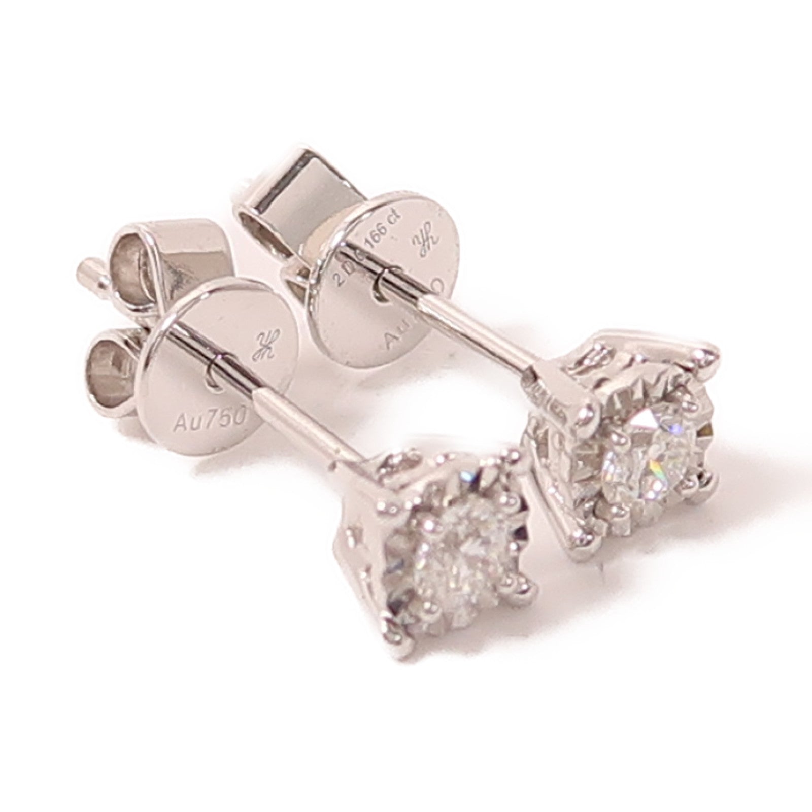 JEWELRY 【激減優惠】18K白金/鑽石Earrings耳環
