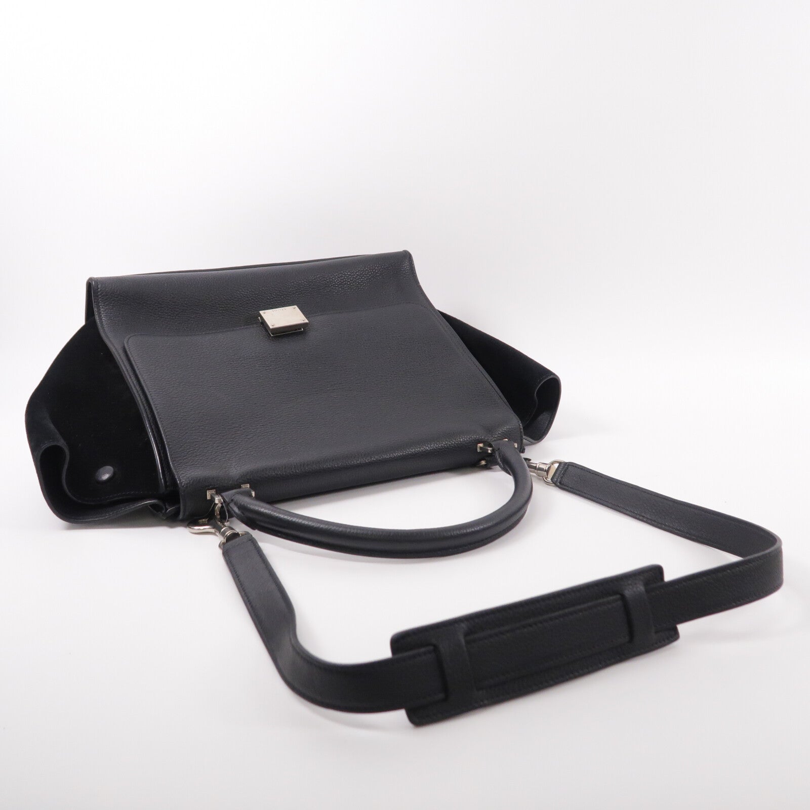 CELINE 牛皮皮革Trapeze Medium肩背袋