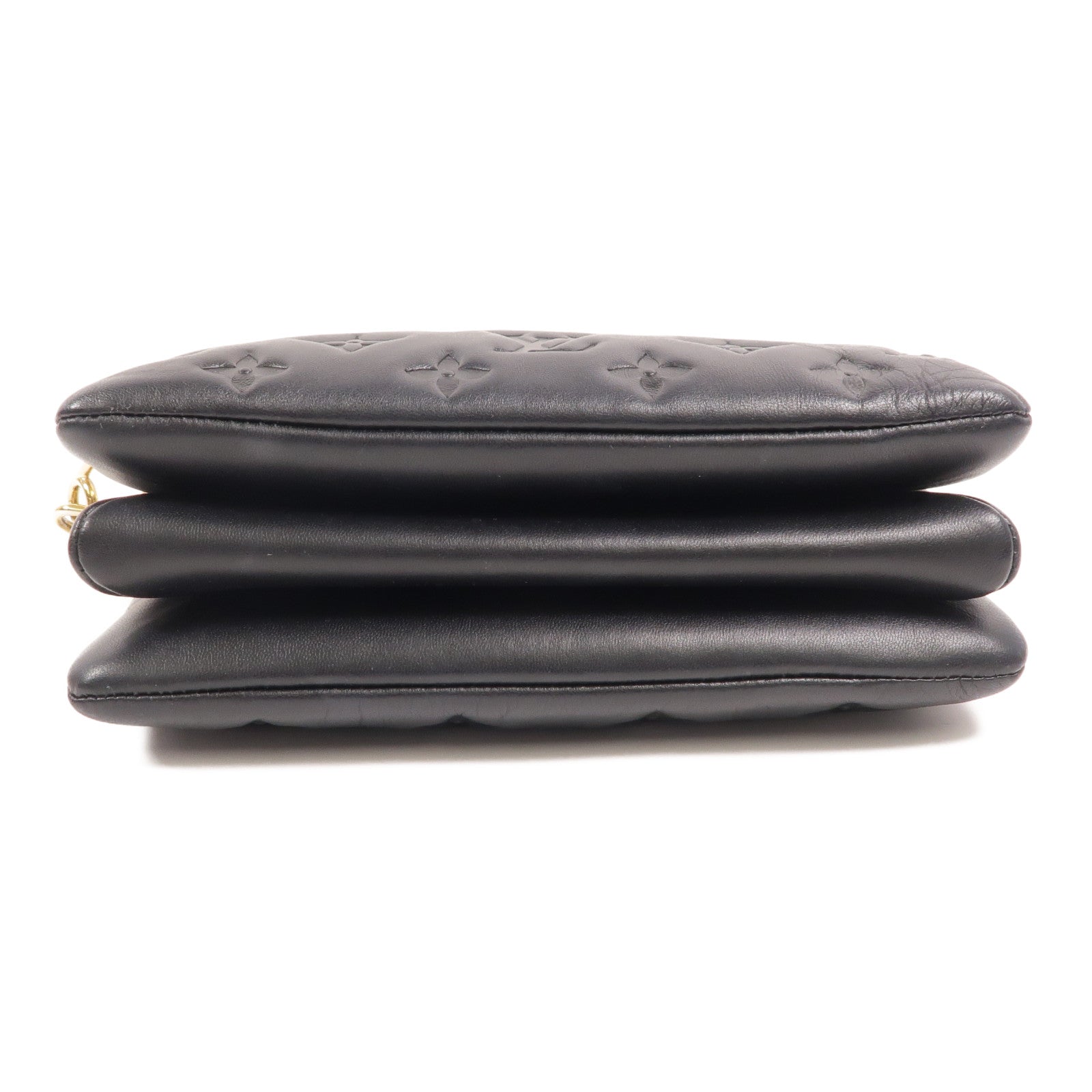 LOUIS VUITTON 【激減優惠】Monogram Embossed Coussin BB金扣鏈帶手挽肩背兩用袋