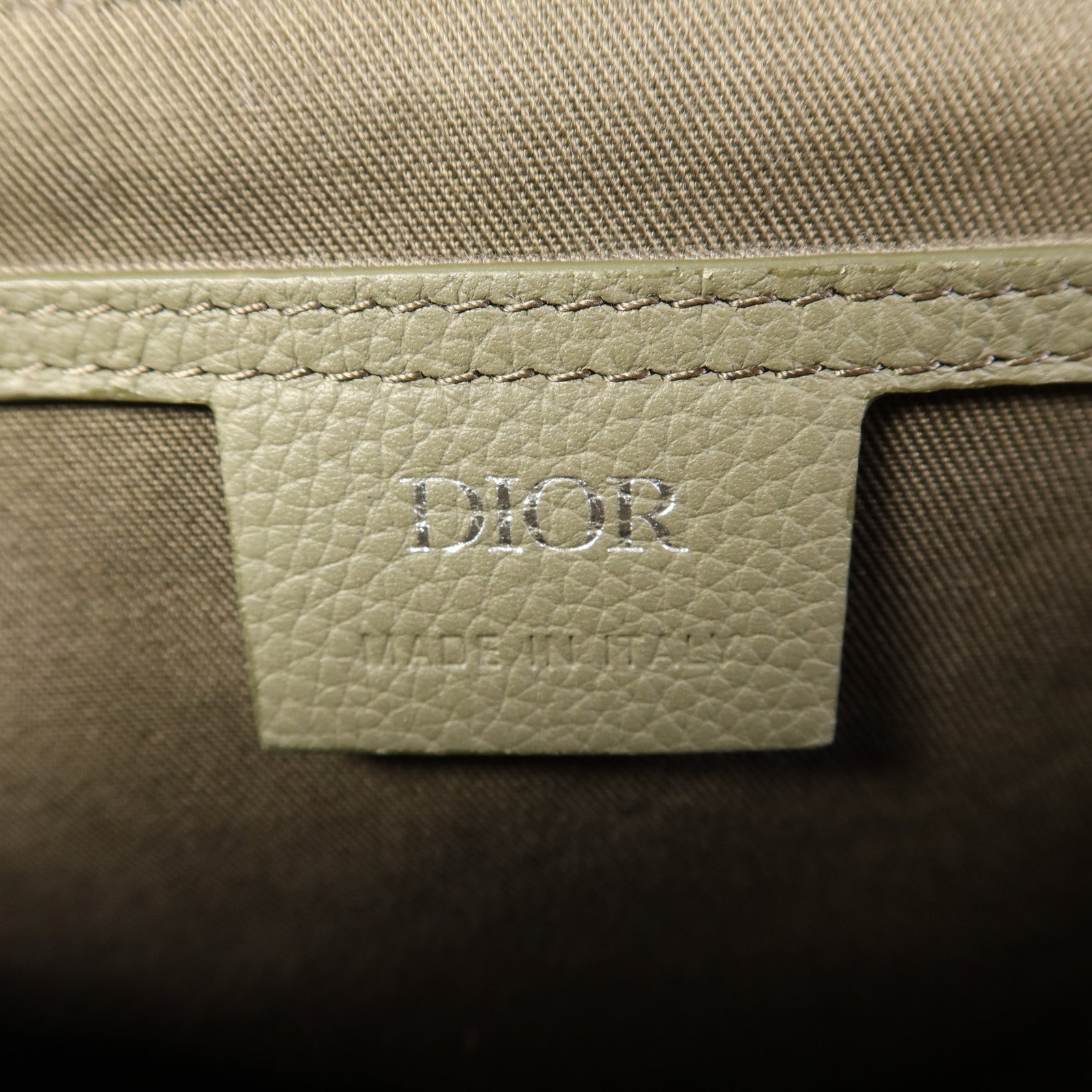 Dior 帆布Small Saddle Messenger銀扣肩背袋