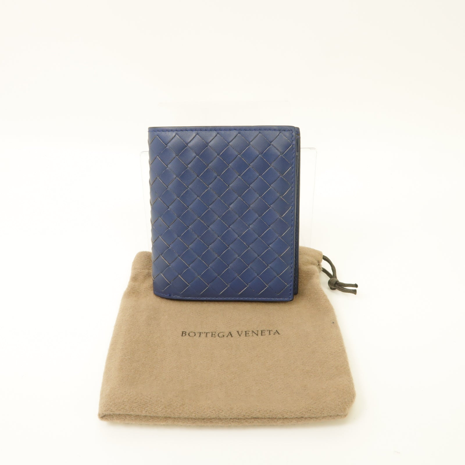 BOTTEGA VENETA 【激減優惠】皮革Wallet錢包藍色