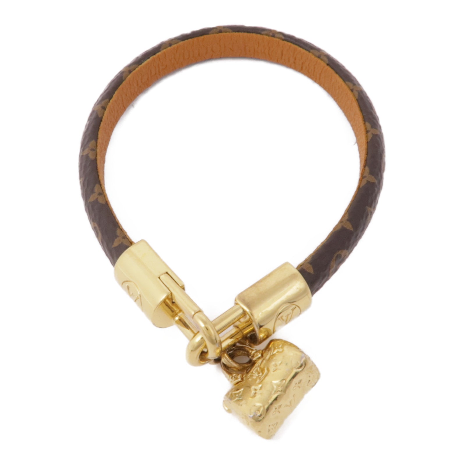 LOUIS VUITTON Monogram Bracelet金扣手鐲