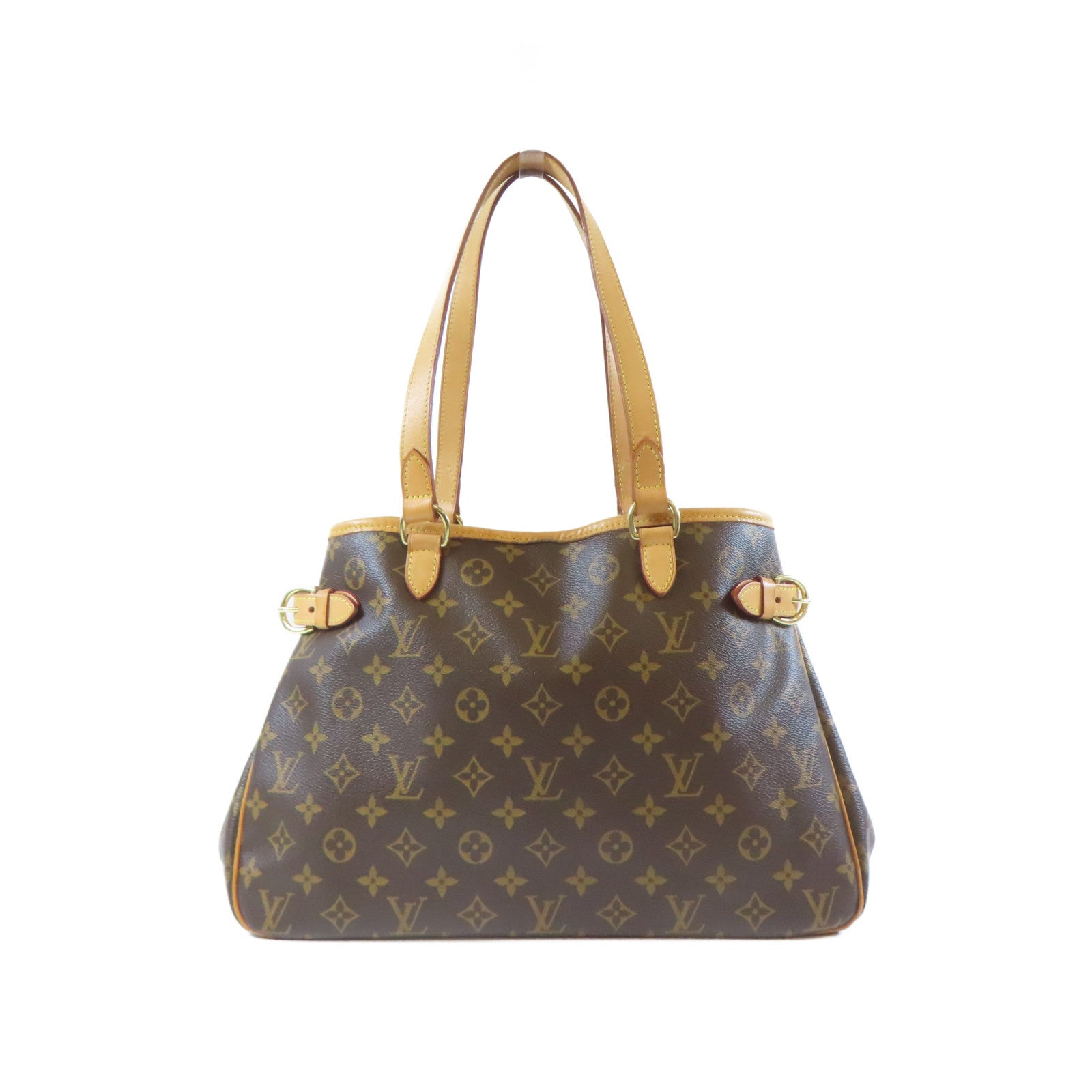 LOUIS VUITTON Monogram Batignolles Horizontal金扣肩背袋啡色